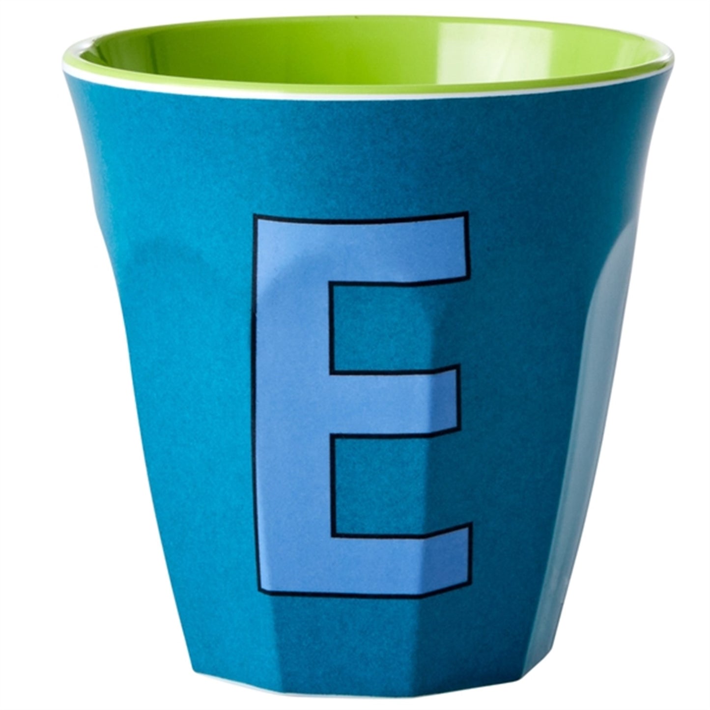 RICE Bluish Colors Melamin Alphabet Cup