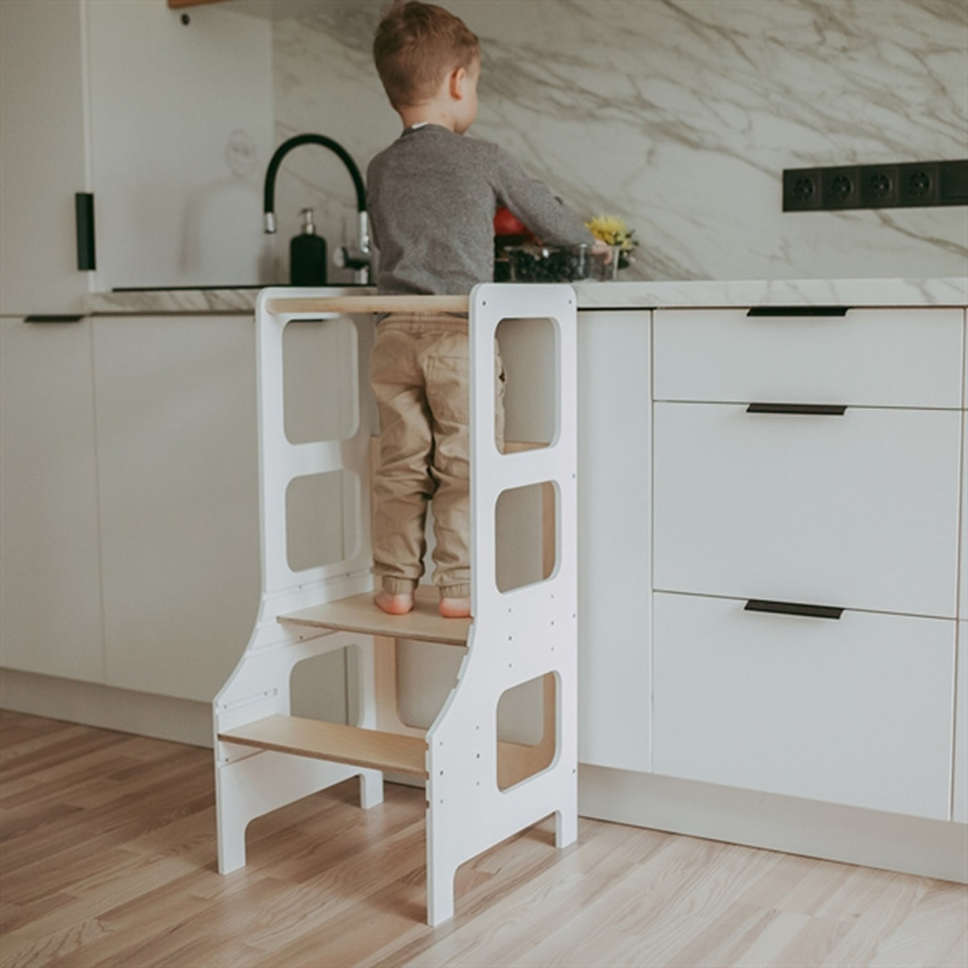 Ferm Living Up Step Stool Cashmere 3