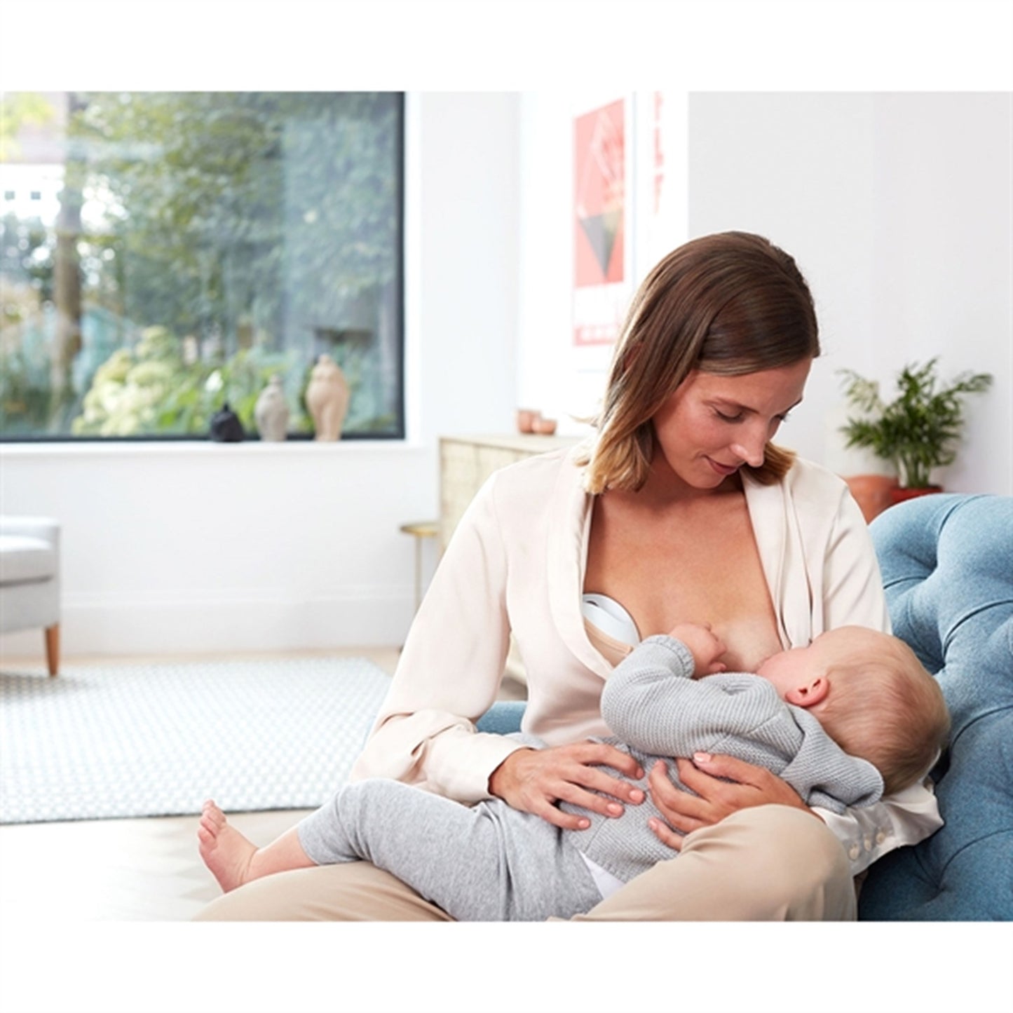 Elvie Breast Pump Curve White/Clear