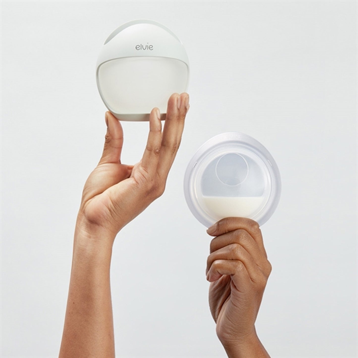 Elvie Breast Pump Curve White/Clear