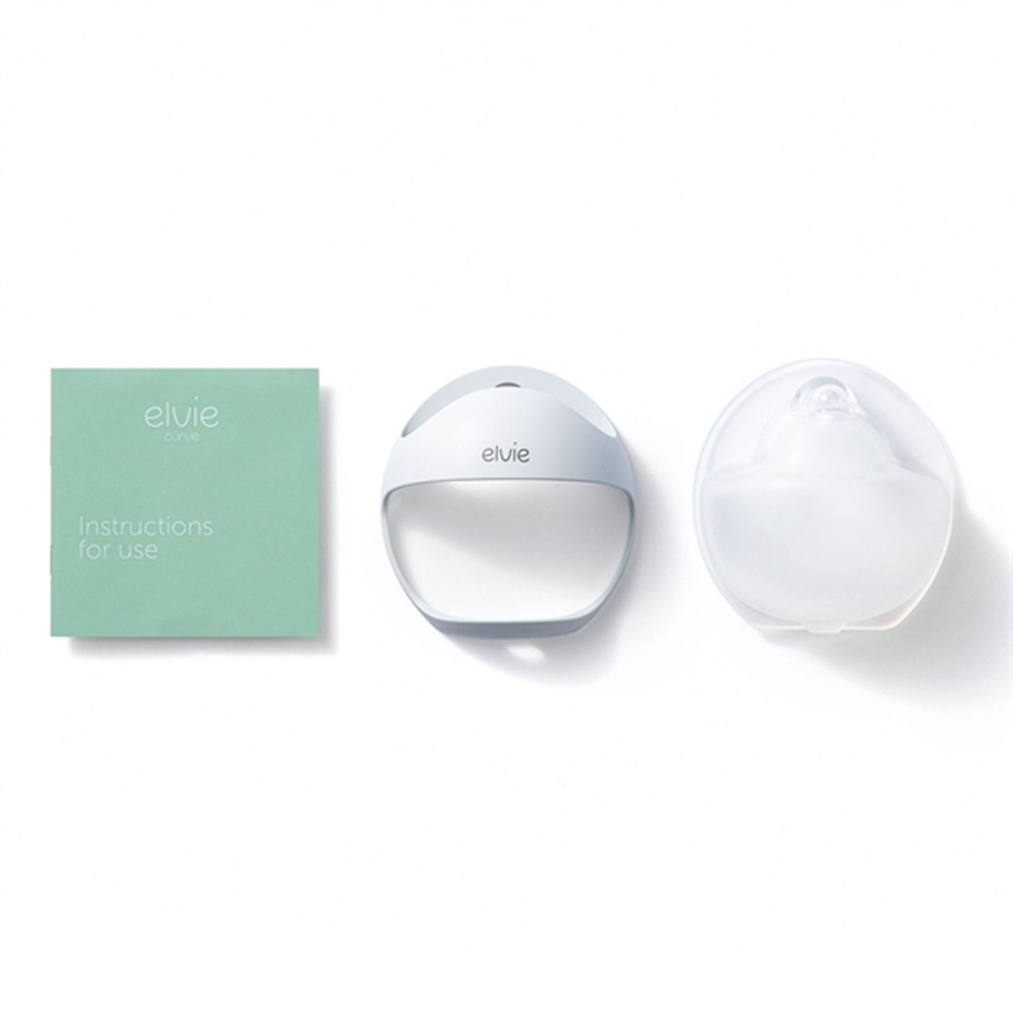 Elvie Breast Pump Curve White/Clear
