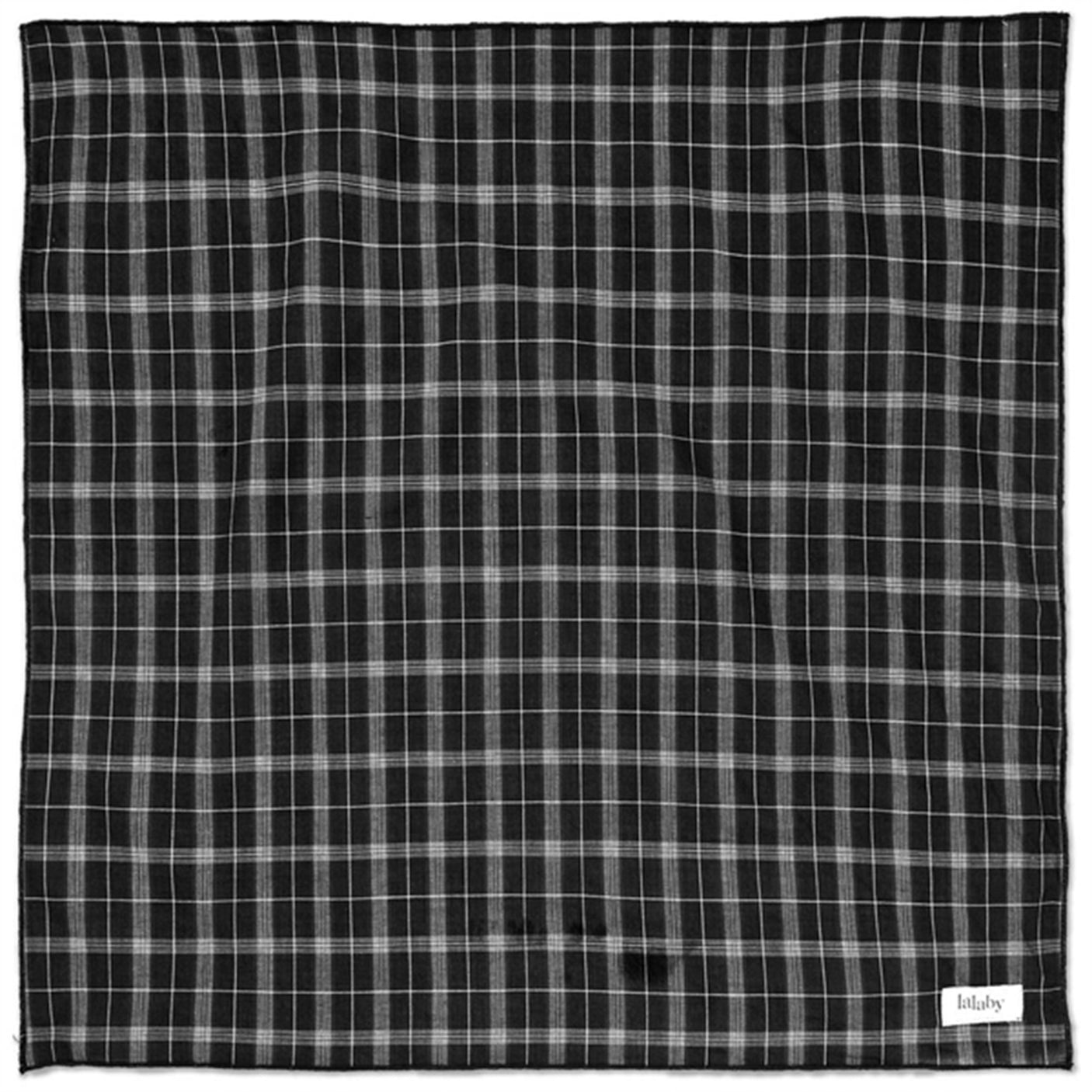 lalaby Blue Check Eddie Tørklæde