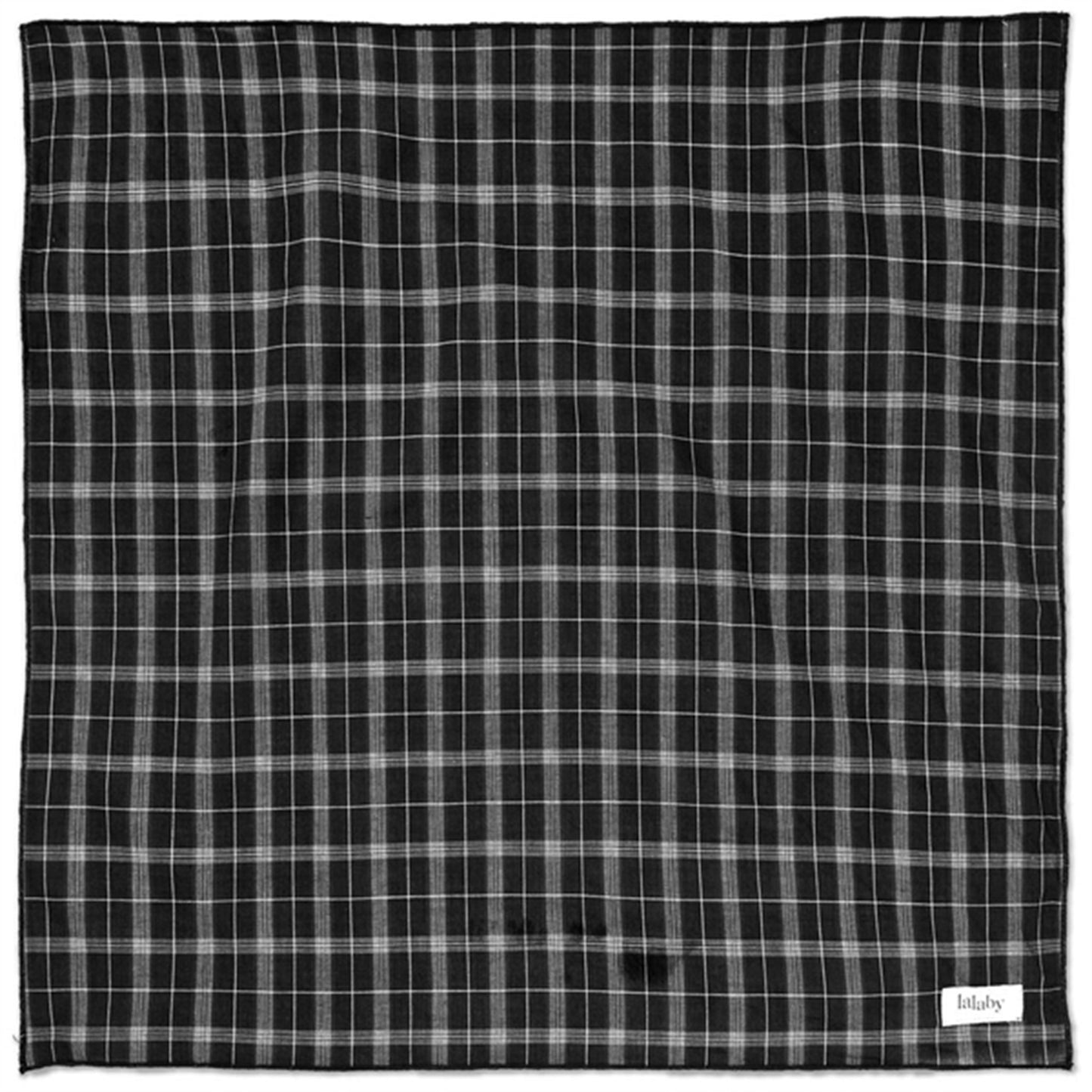 lalaby Blue Check Eddie Tørklæde