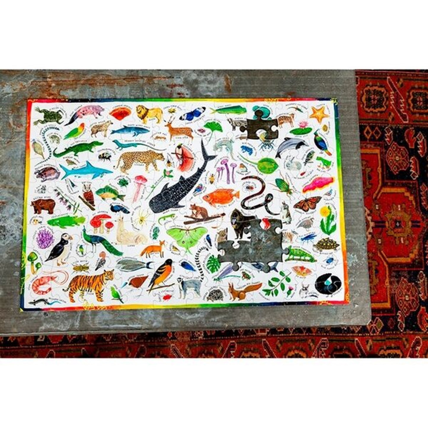 Eeboo Puzzle 100 Pieces - Animals in the World