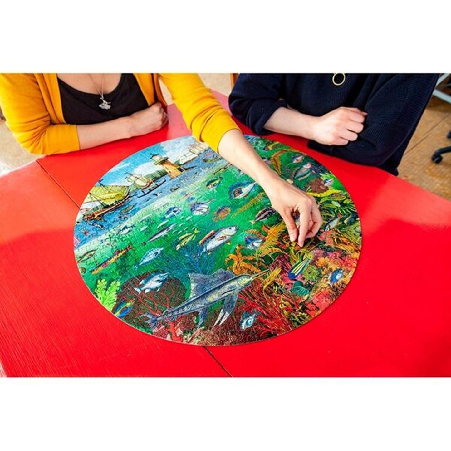 Eeboo Puzzle 500 Pieces - Fish and Boats