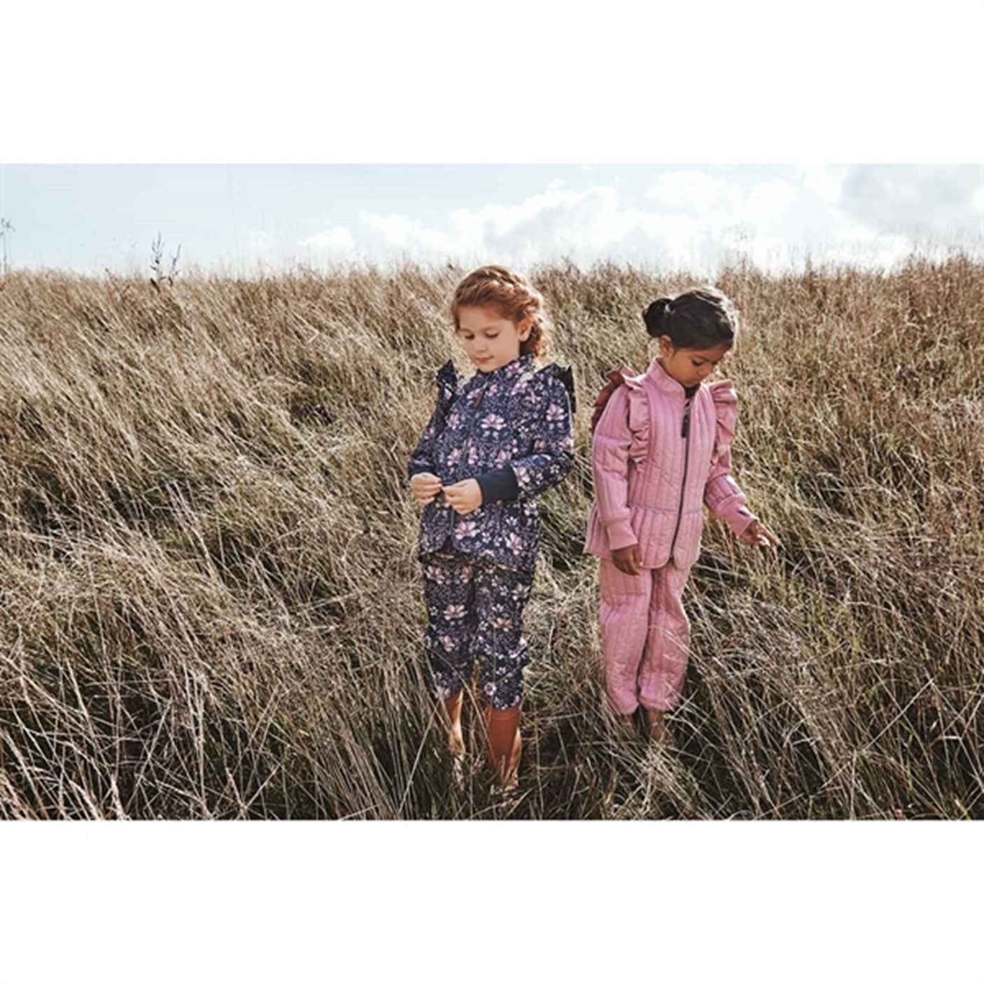 En Fant Thermal Set Lilas m. Guld Glitter