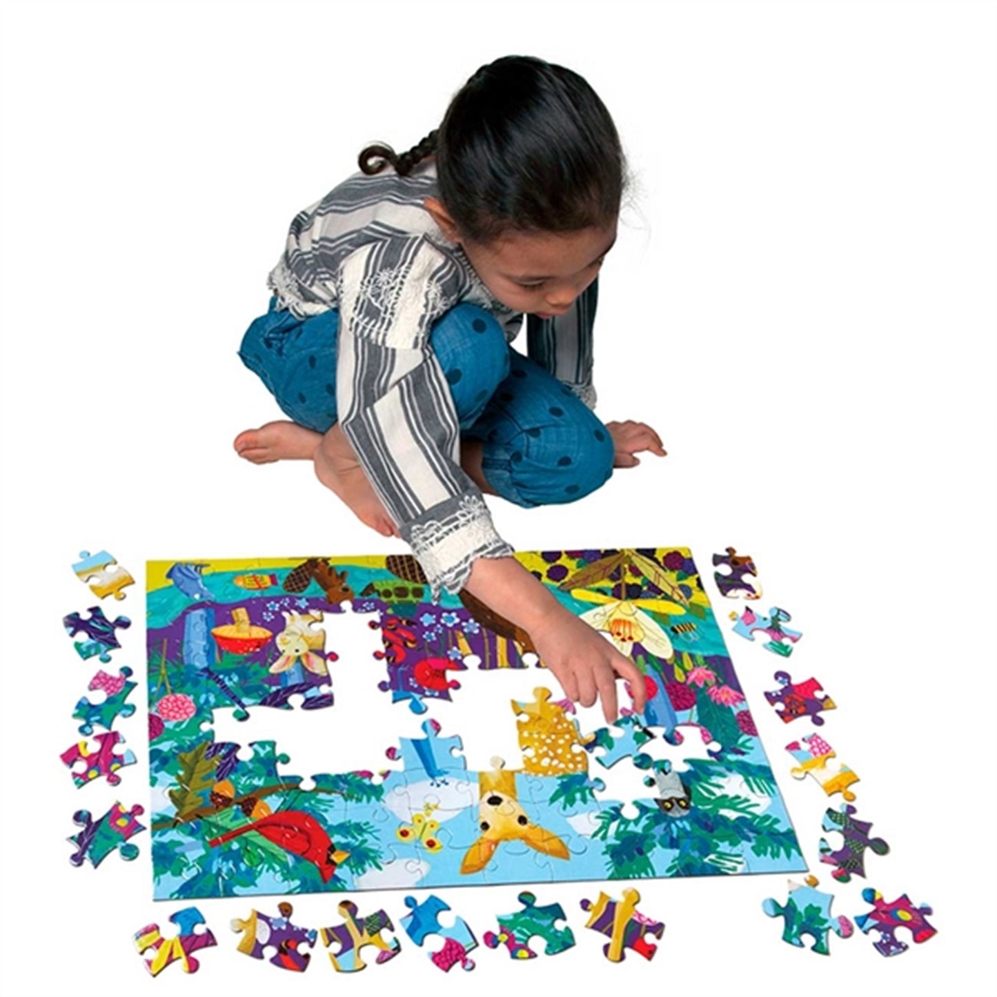Eeboo Puzzle 100 Pieces - Life On Earth