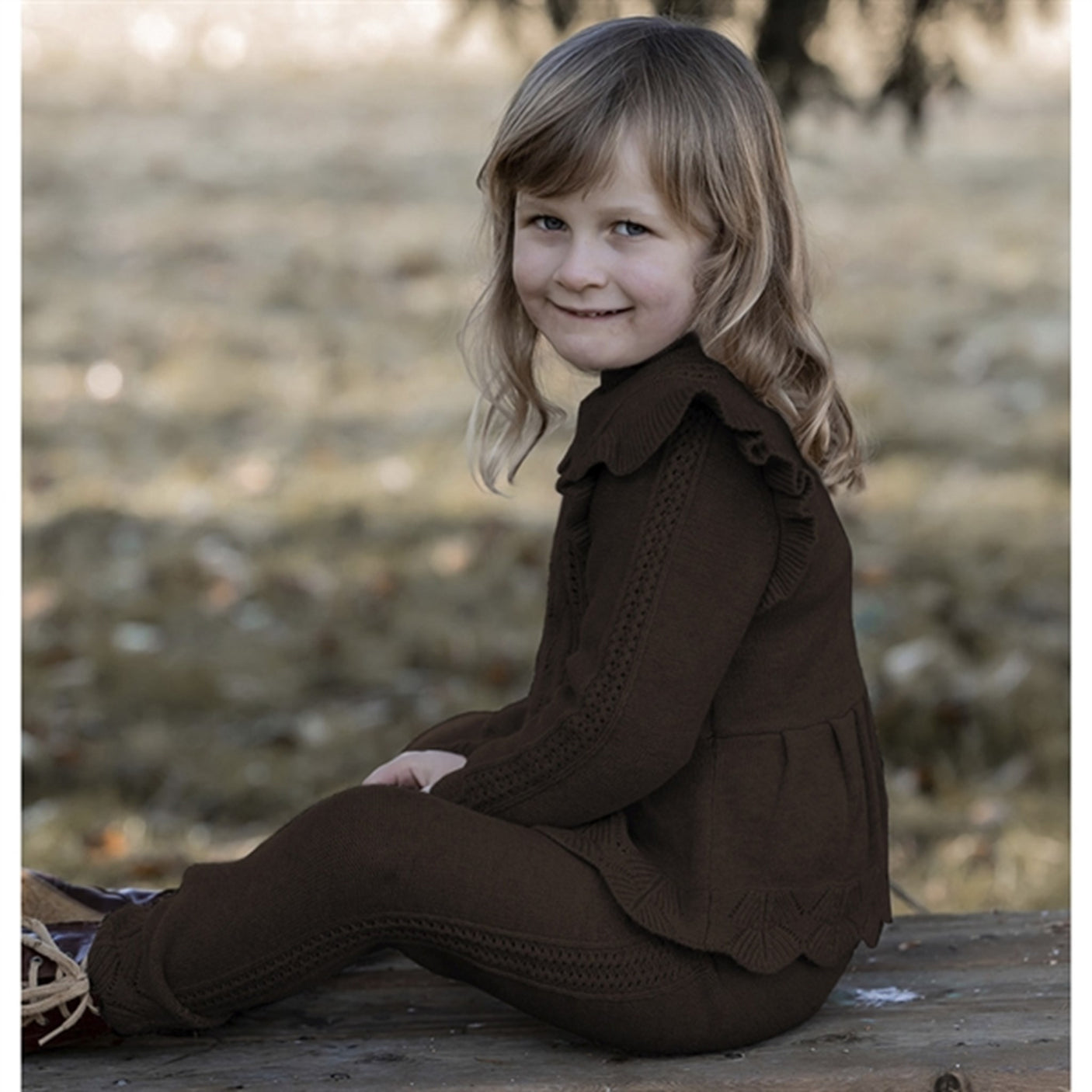 Fliink Coffee Bean Lilly Knit Pants