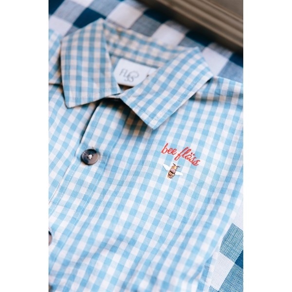 Flöss Svend Overshirt Blue Gingham