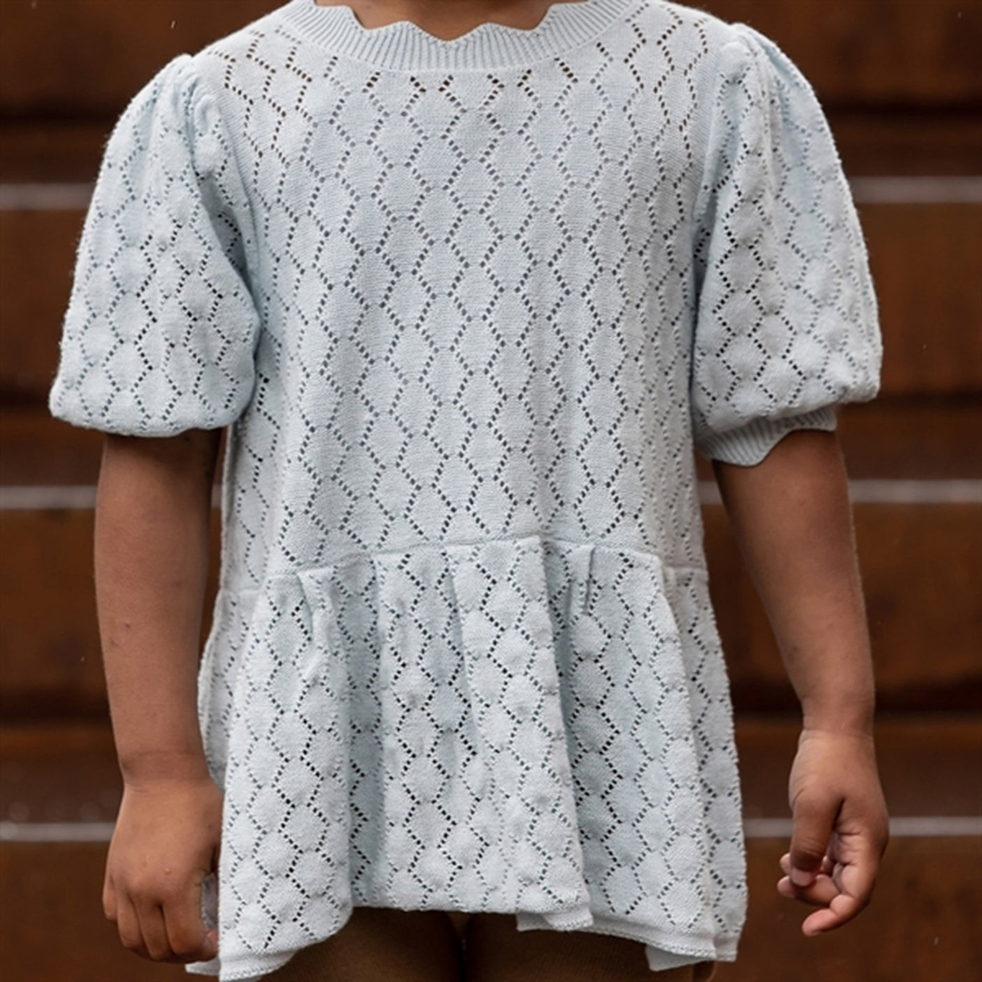 Fliink Ballad Blue Oma Strik Blouse