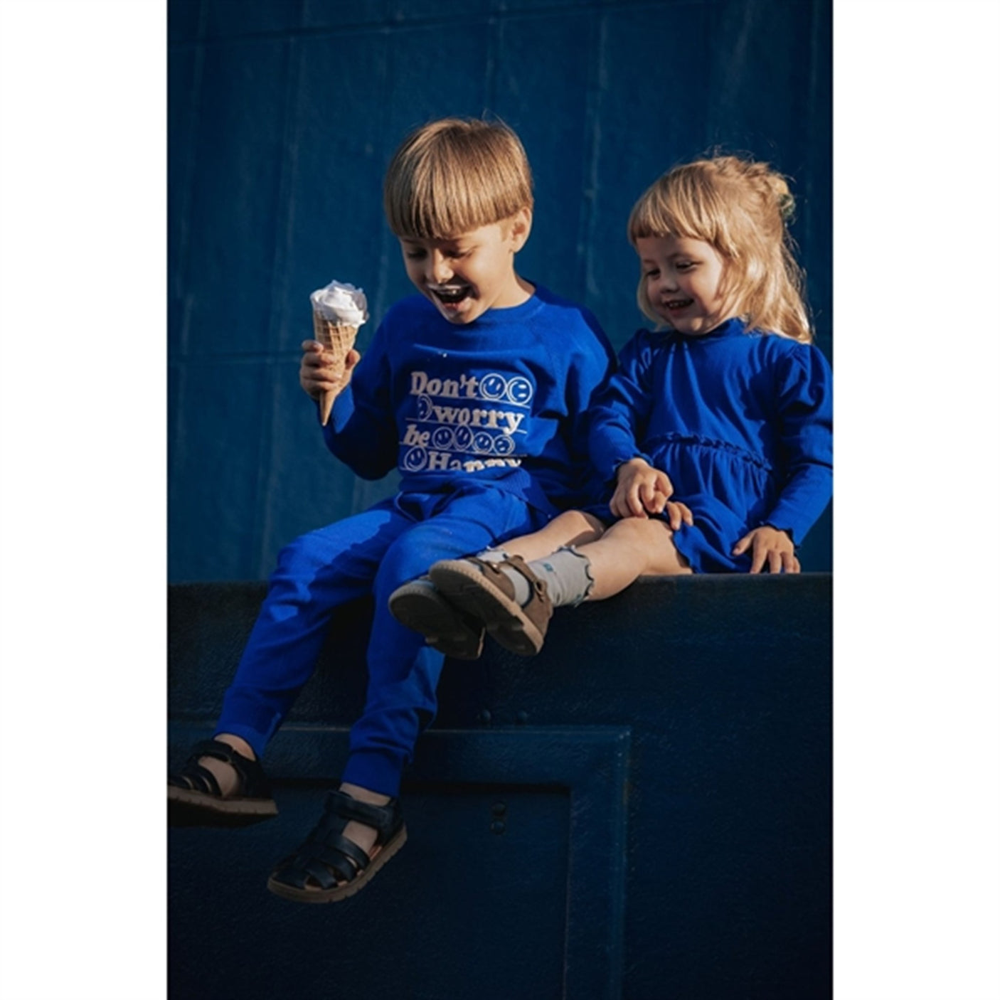 Fliink Mazerine Blue Favo Pants