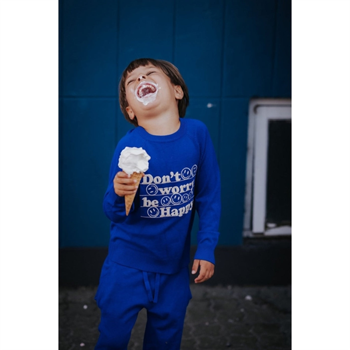 Fliink Mazerine Blue Favo Pants