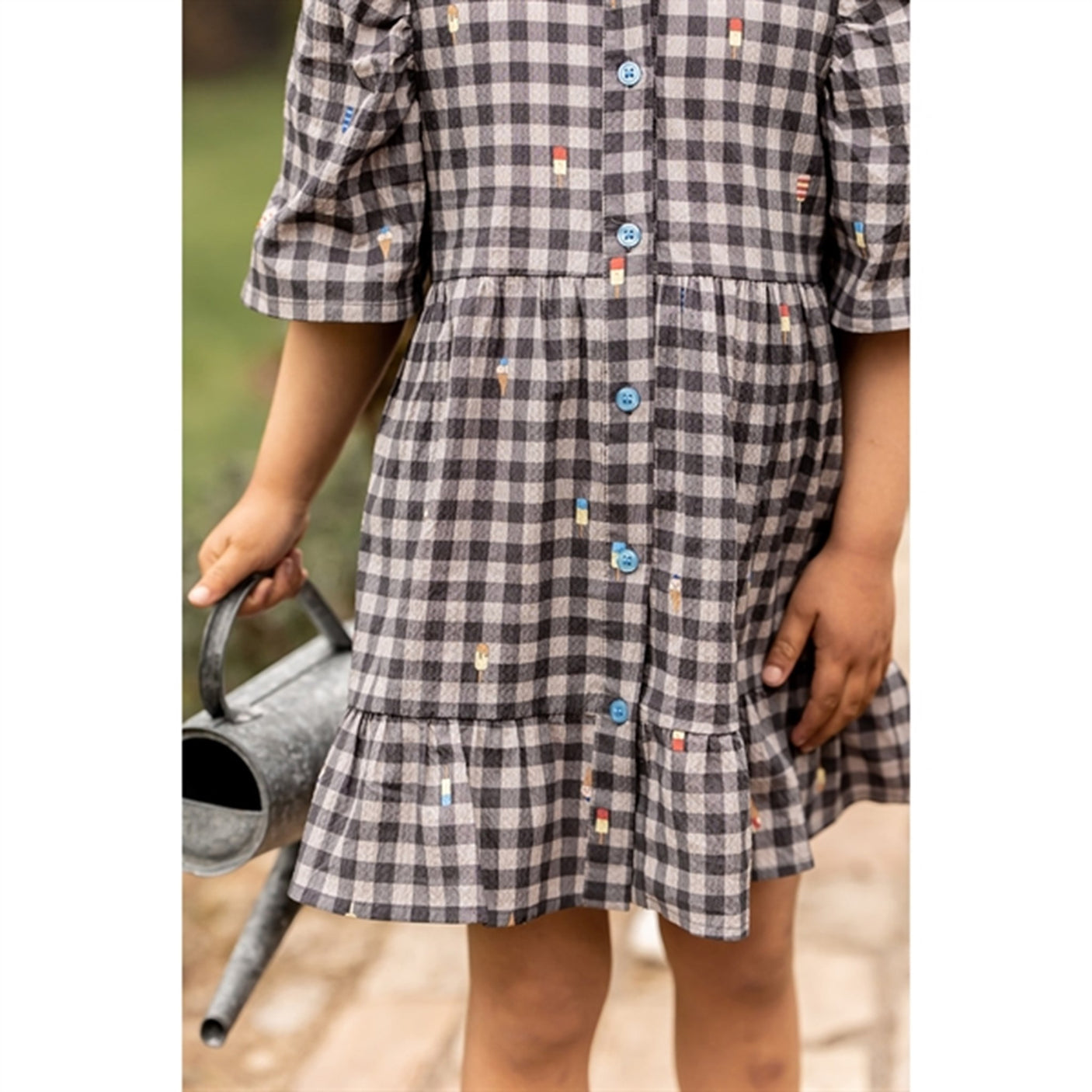 Fliink Magnet Check Aop Polar Dress