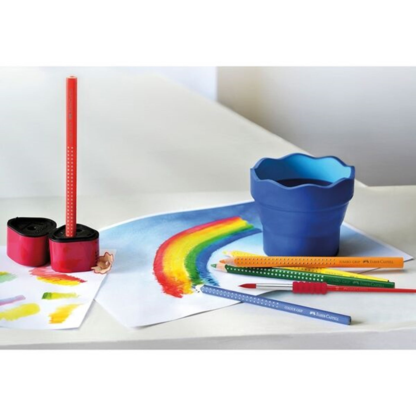 Faber Castell Grip 2001 Sharpener Trio Red 3