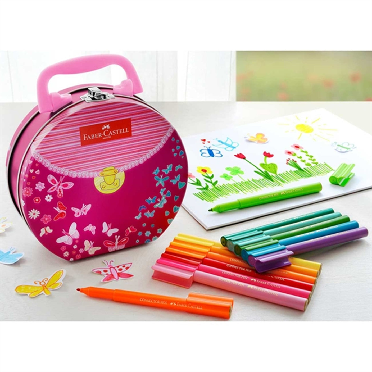 Faber-Castell Connector Felt Tip Pens Handbag