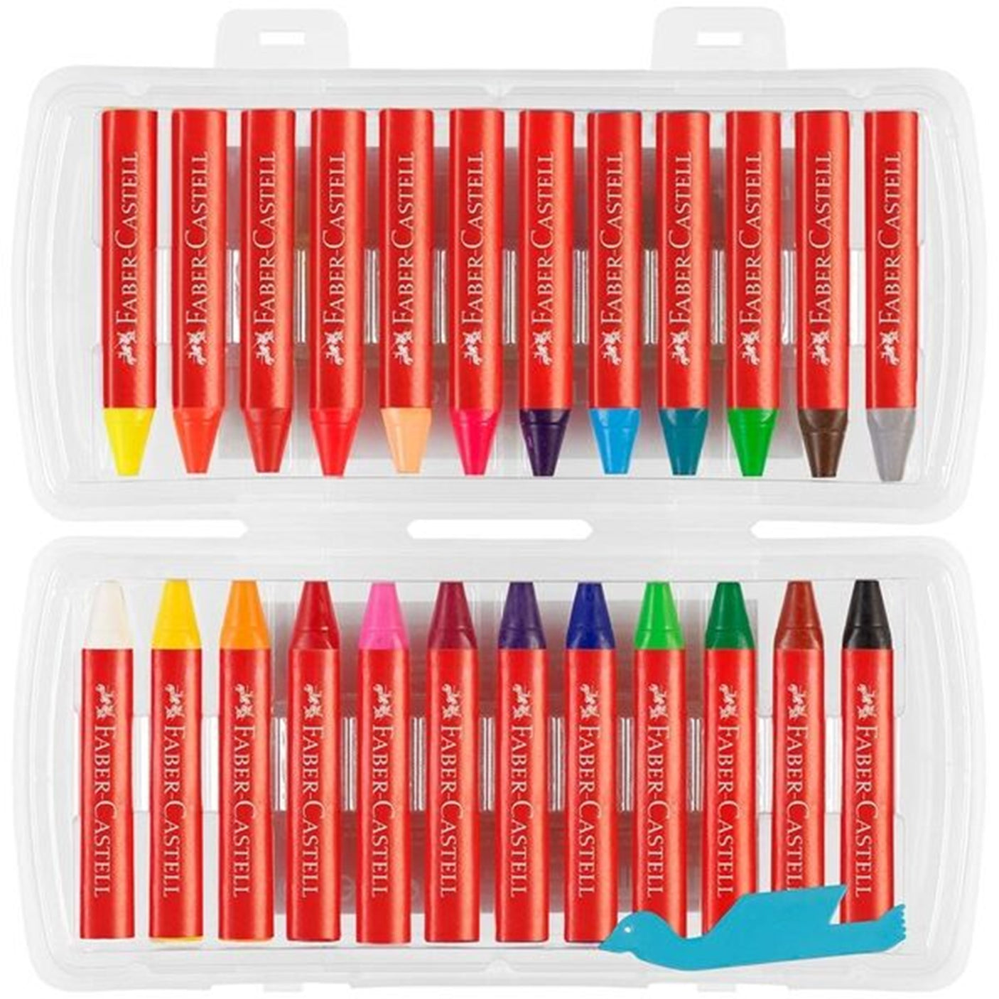 Faber Castell Jumbo Wax Crayons Box 24 Colours
