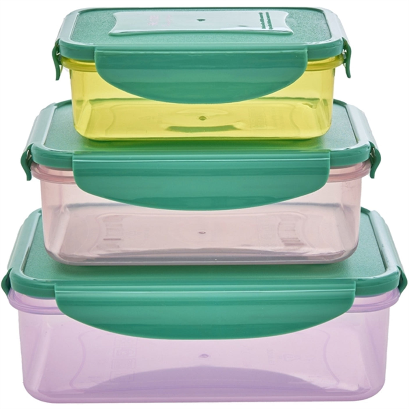 RICE Multicolor Food Boxes 3-pack