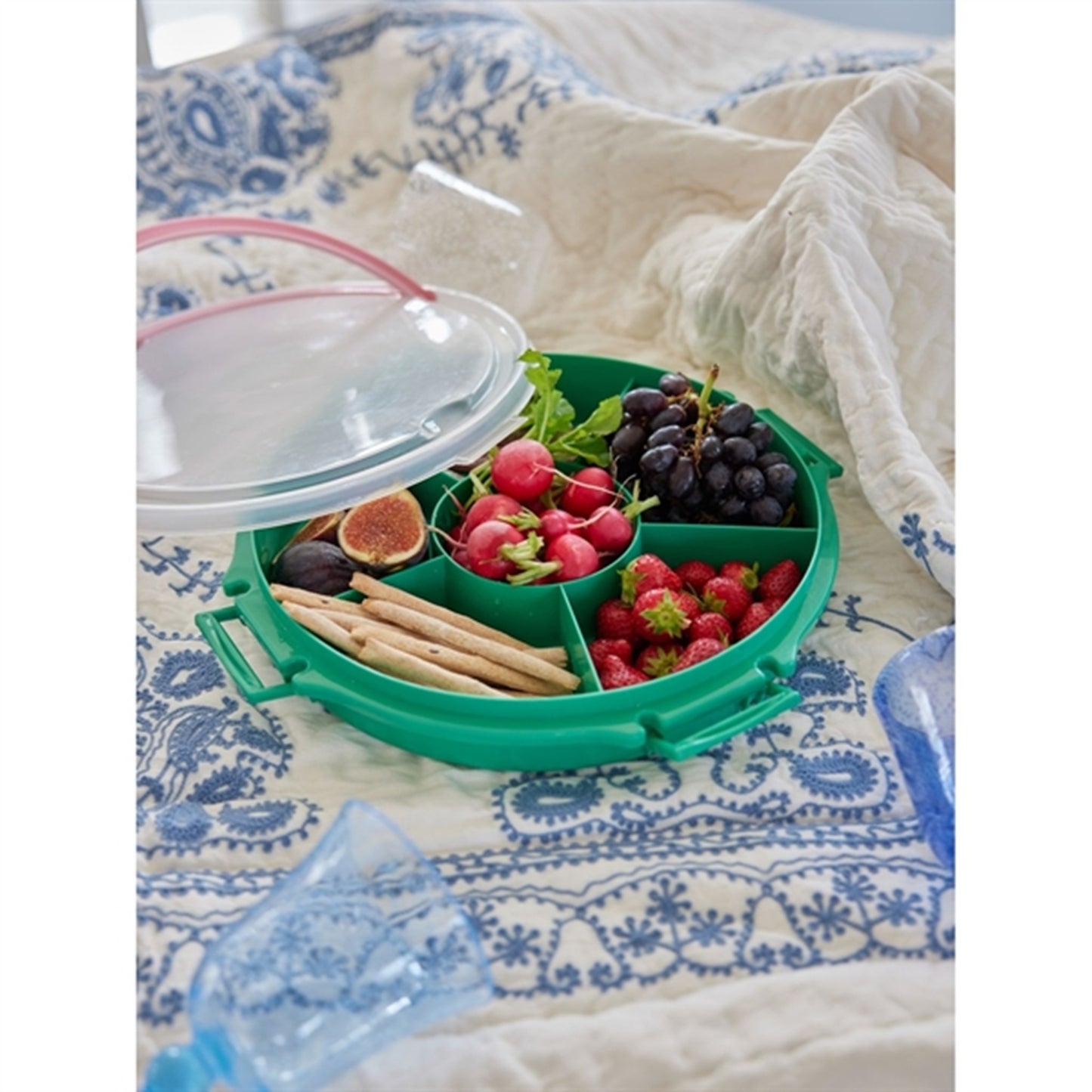 RICE Green Serving Tray