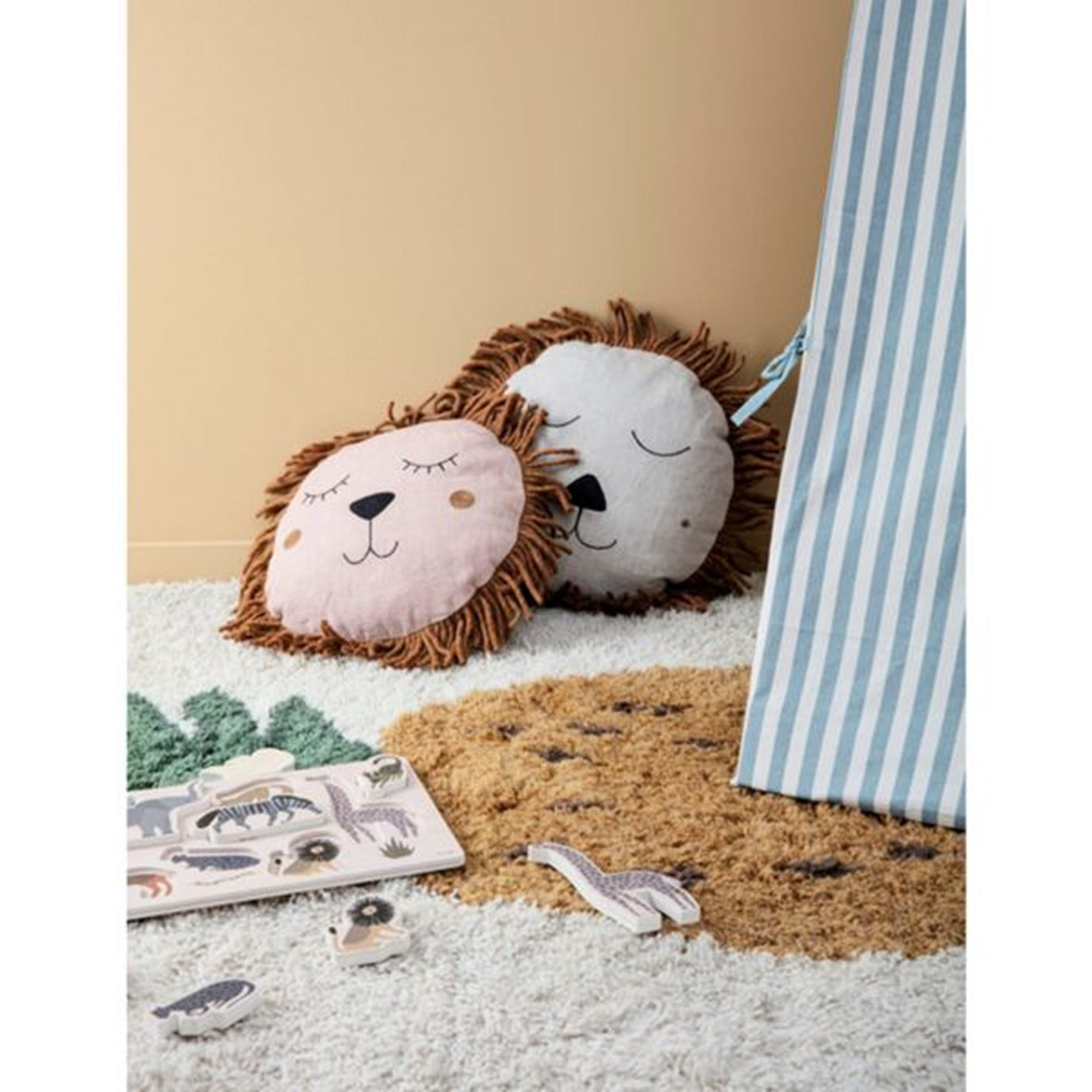 Ferm Living Safari Lion Cushion