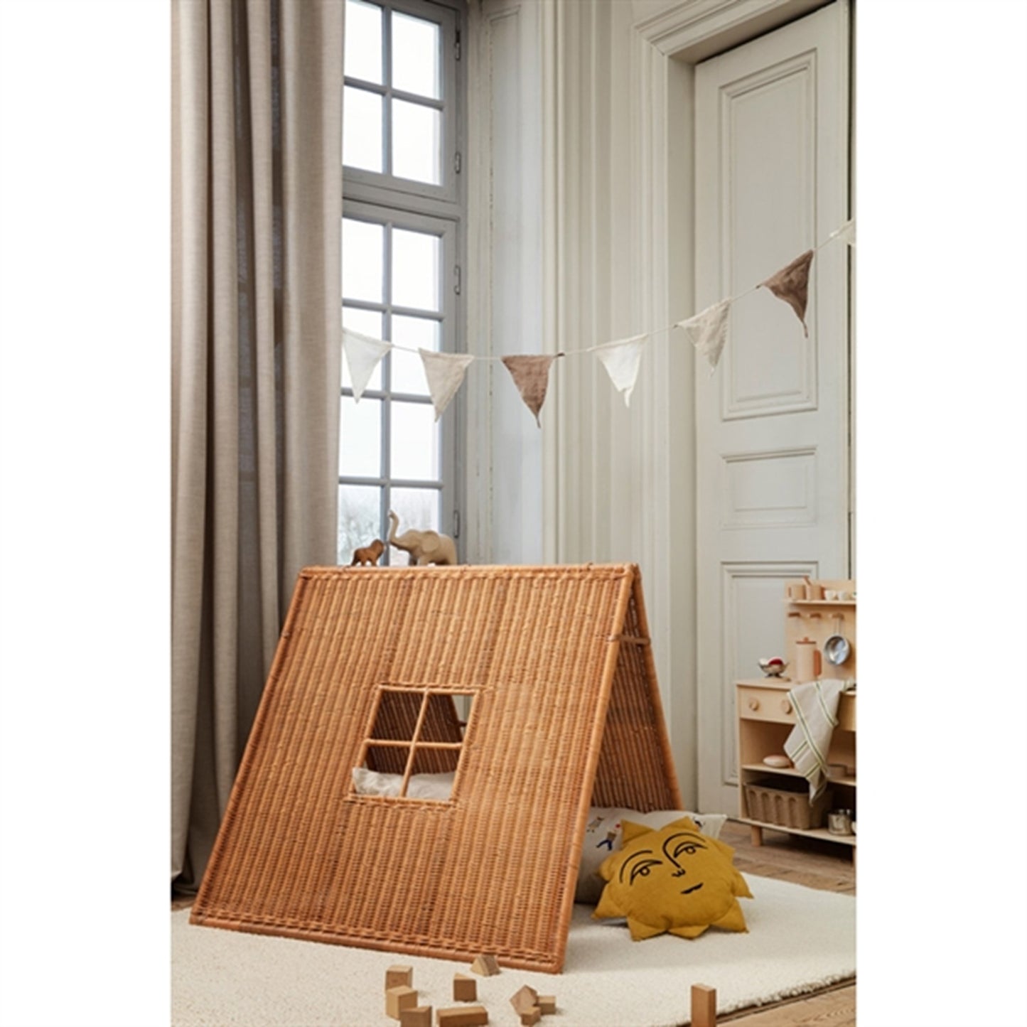 Ferm Living Sun Pillow Yellow