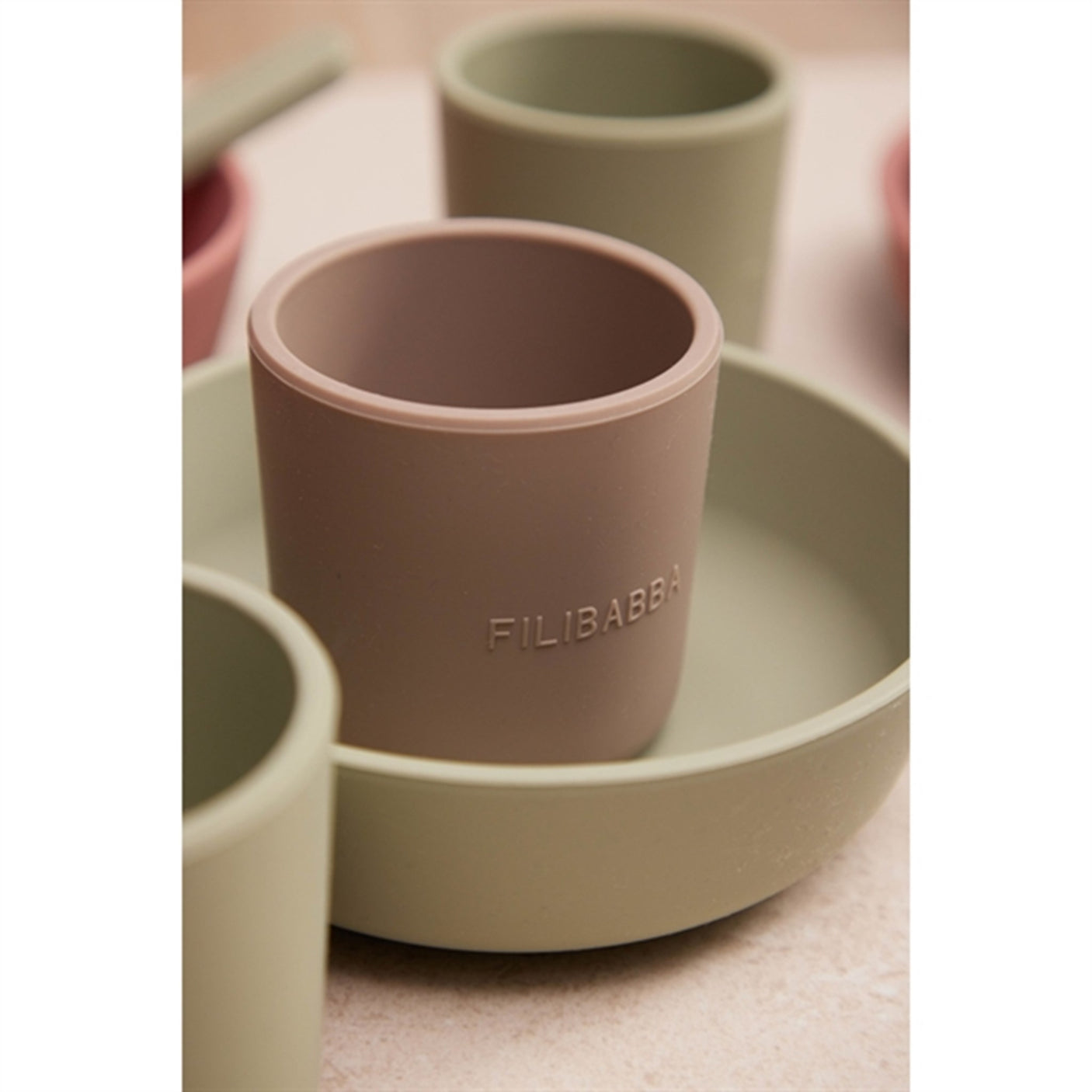 FILIBABBA Cup 2-pack Warm Grey