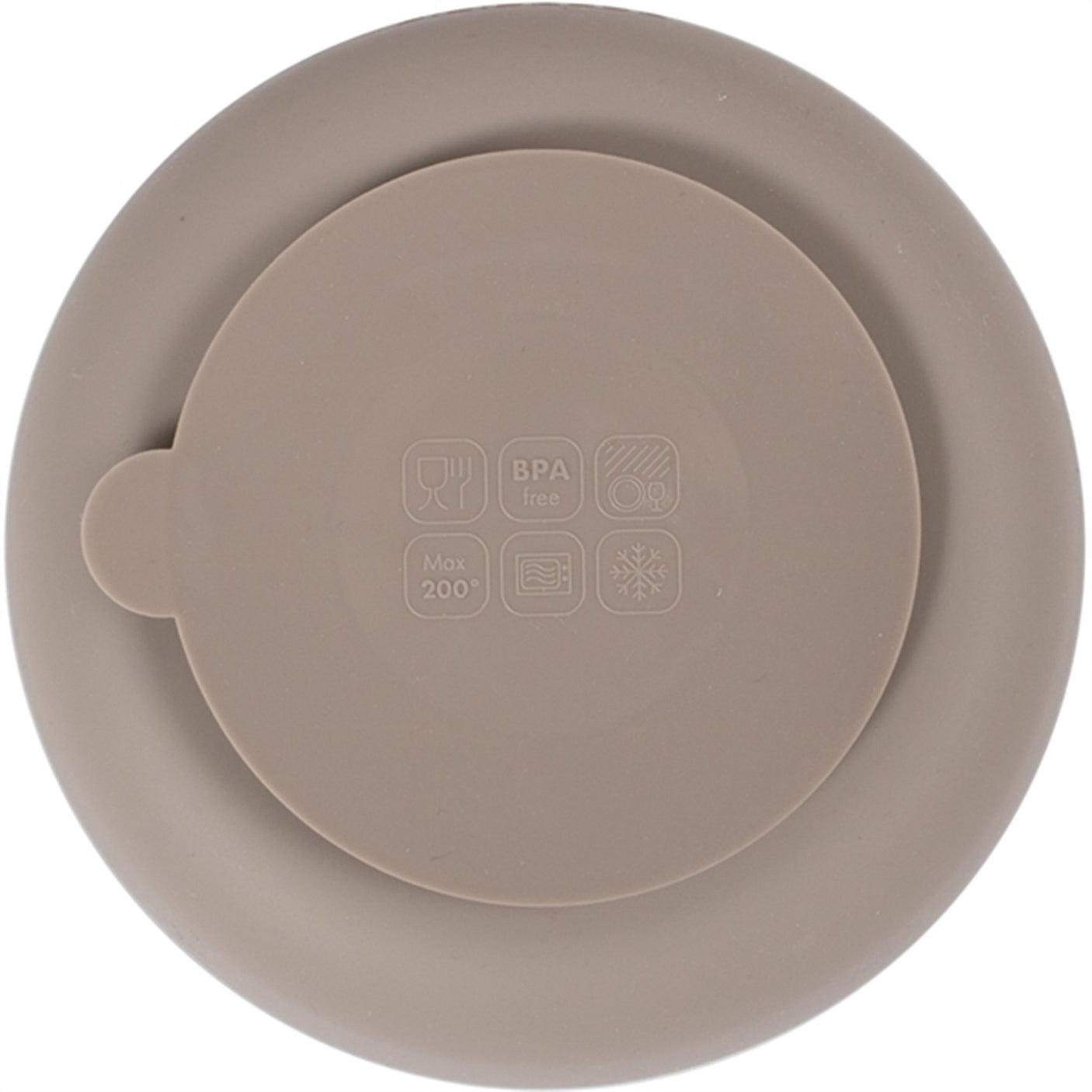 FILIBABBA Plate 2-pack Warm Grey