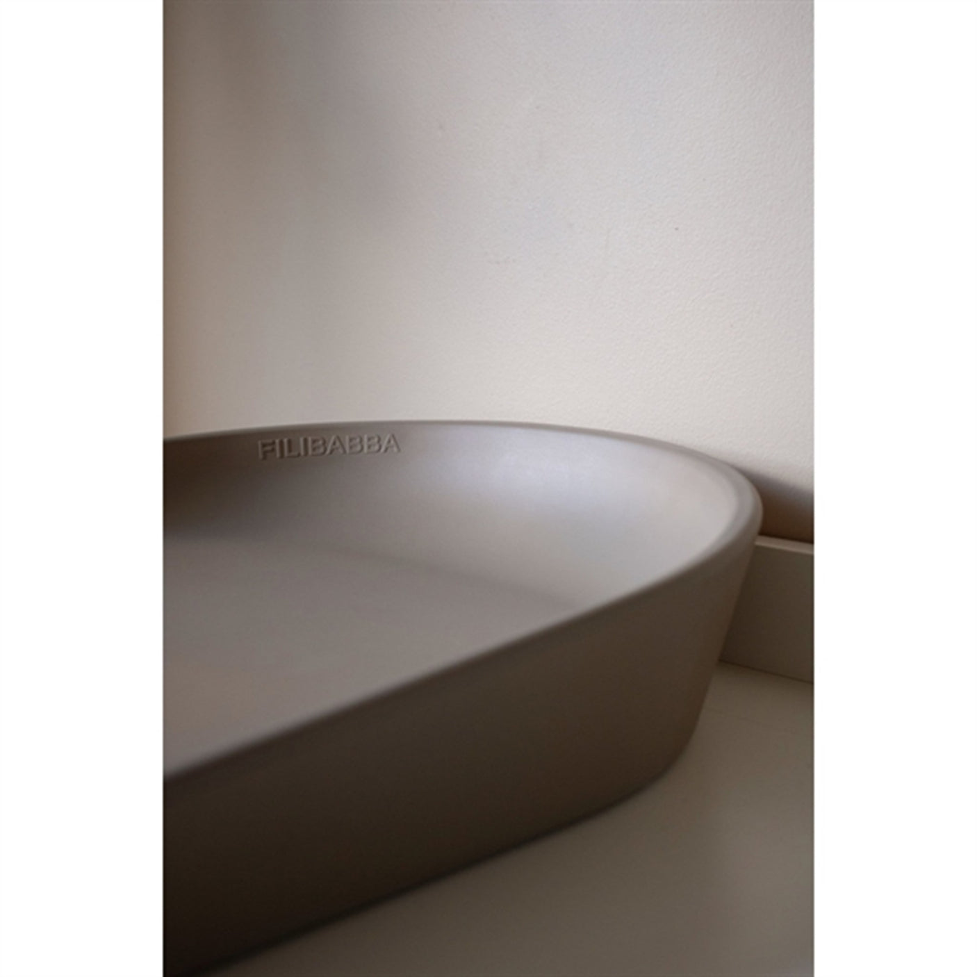 FILIBABBA Changing Pad Bobbie Soft Feel Warm Grey 3