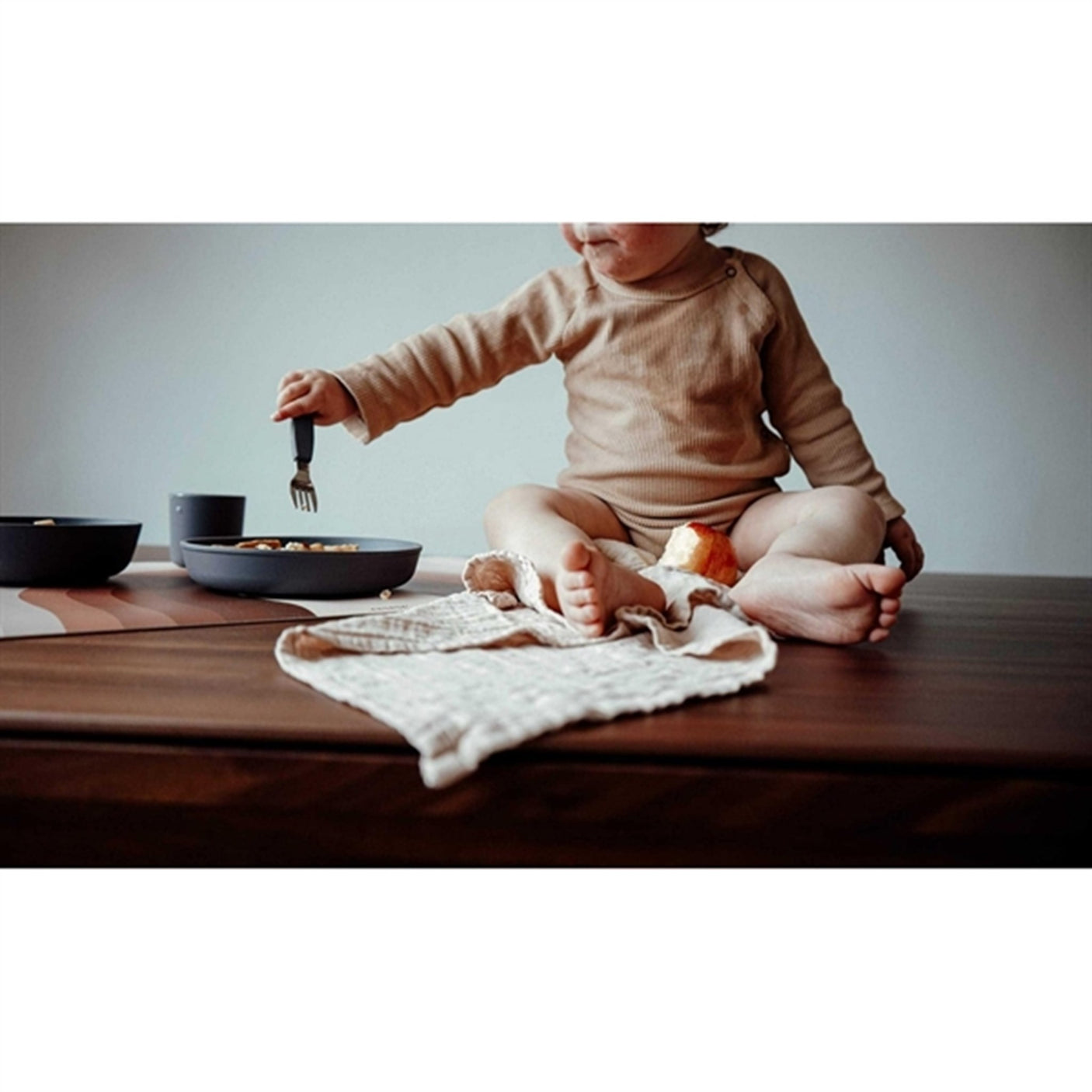 FILIBABBA Dinnerware Set Stone Grey