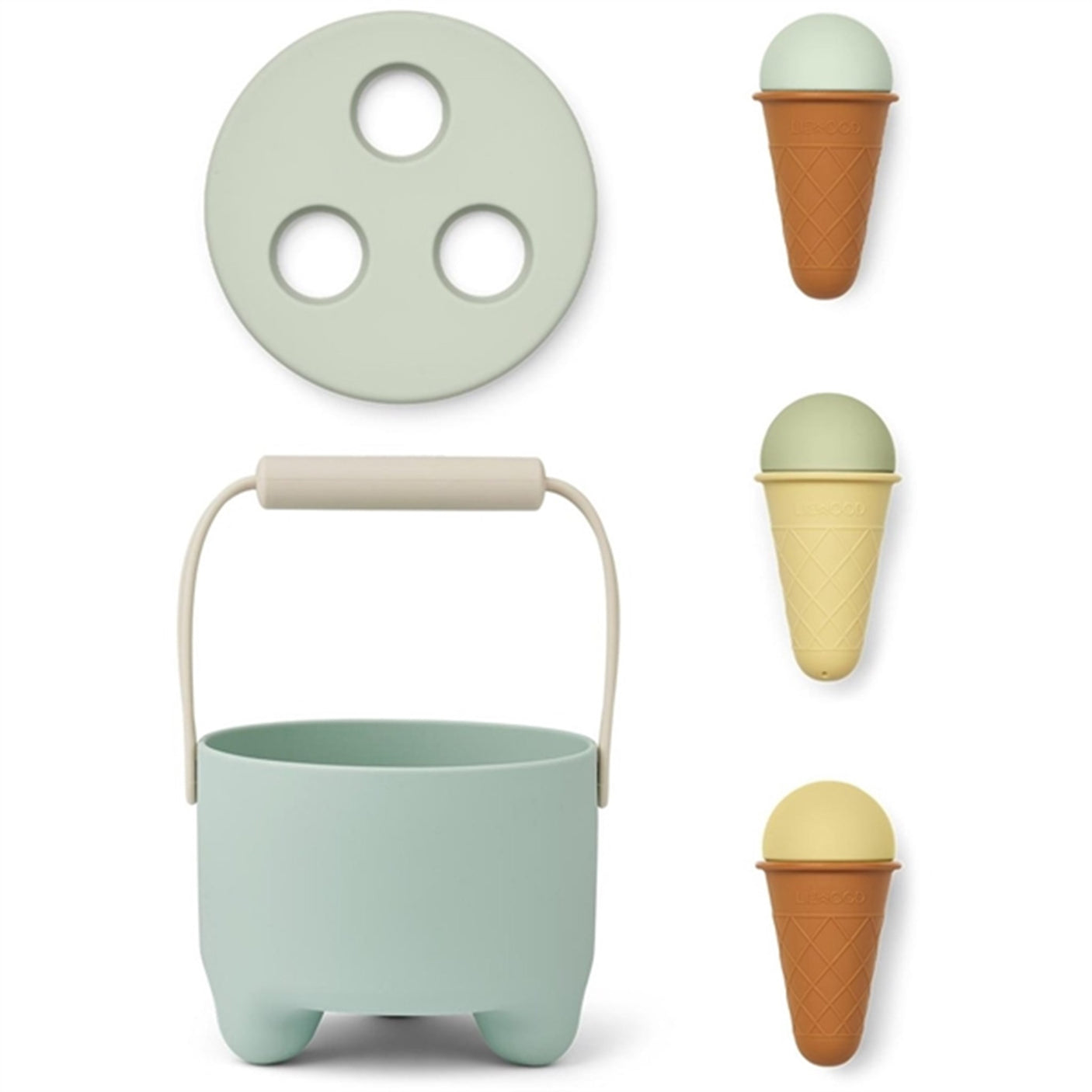 Liewood Fleur Ice Cream Play Set Ice Blue Multi Mix