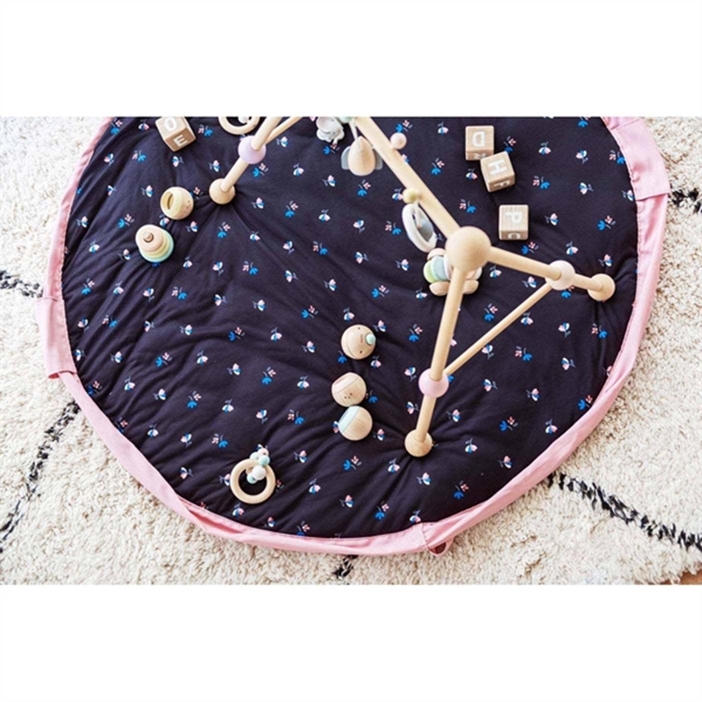 Play&Go 3-i-1 Play Mat Soft Flowers