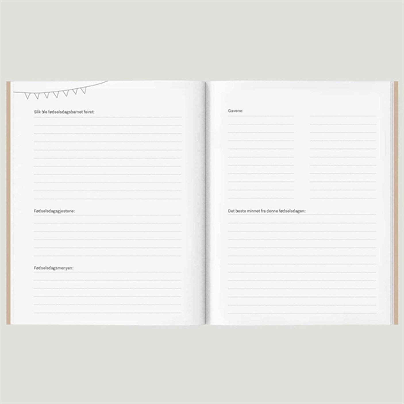 WITHWHITE Fødselsdagsbogen Norwegian