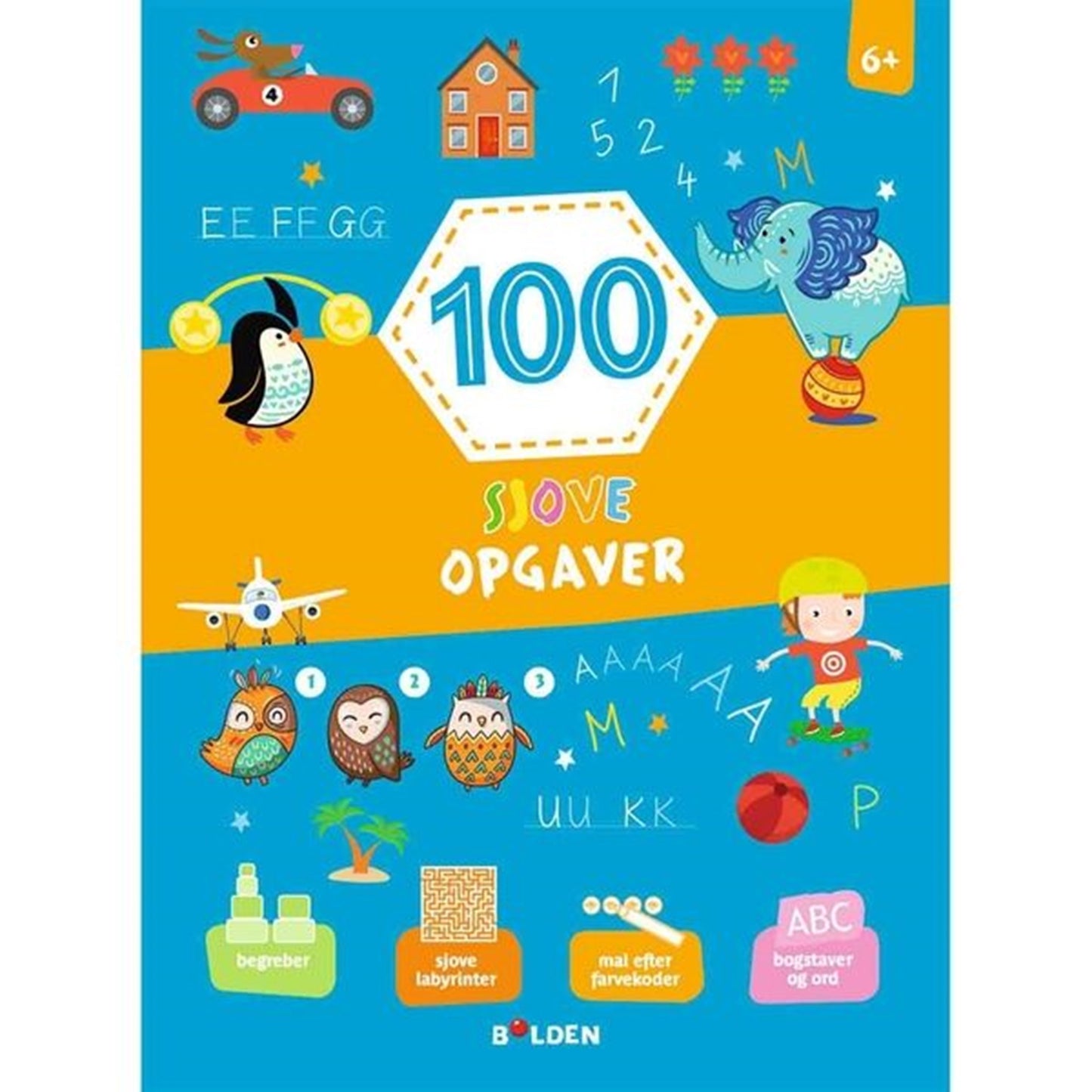 Bolden 100 Sjove Opgaver - Fra 6 år