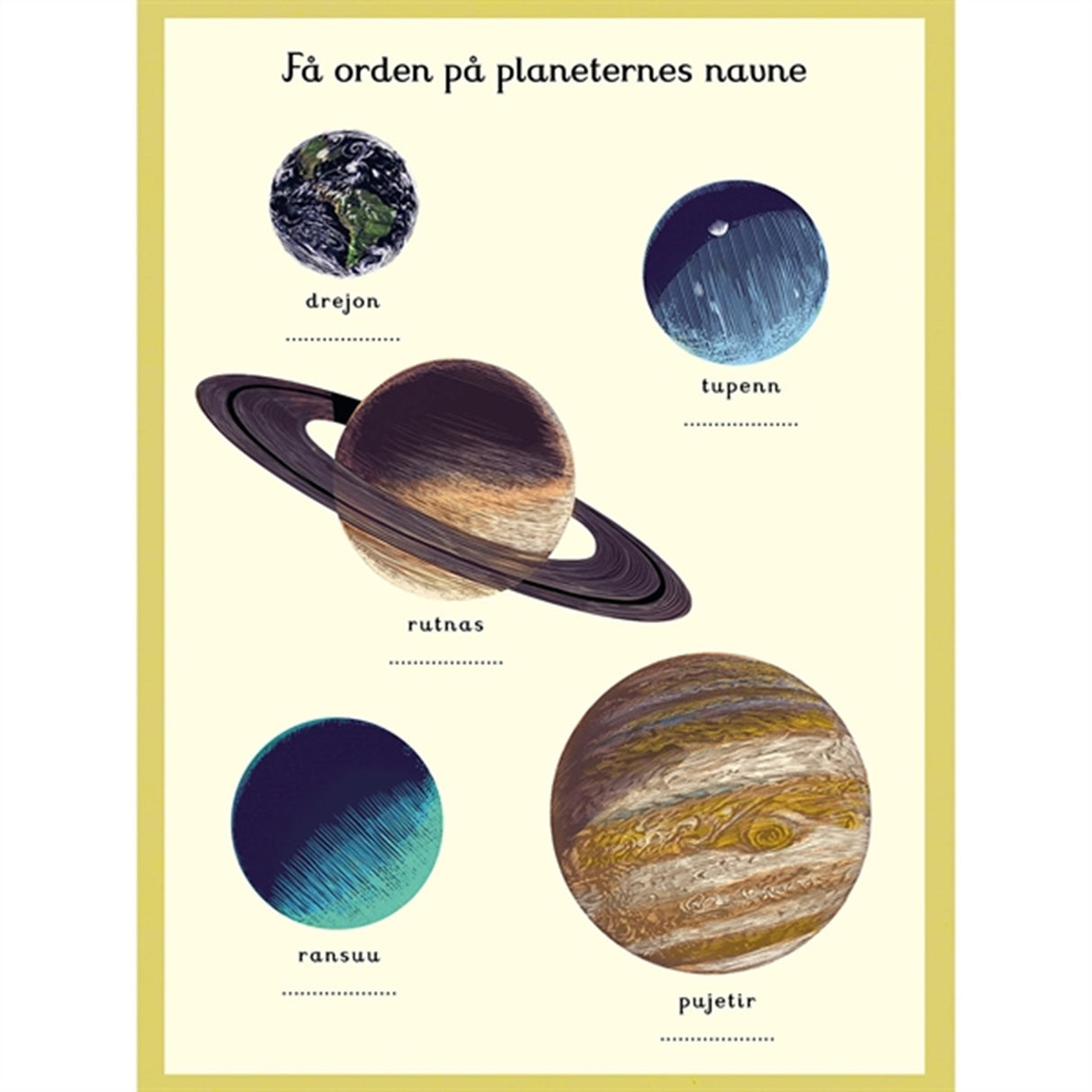 Forlaget Mammut Activity Book Planetarium