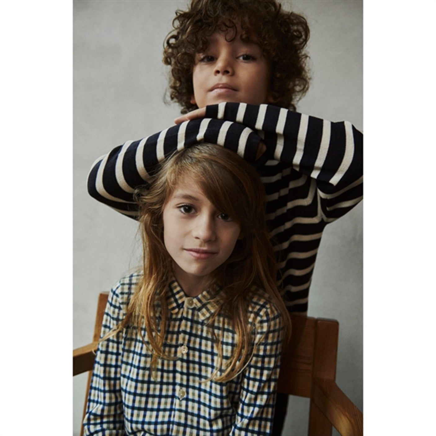 FUB Blouse Dark Navy/Ecru