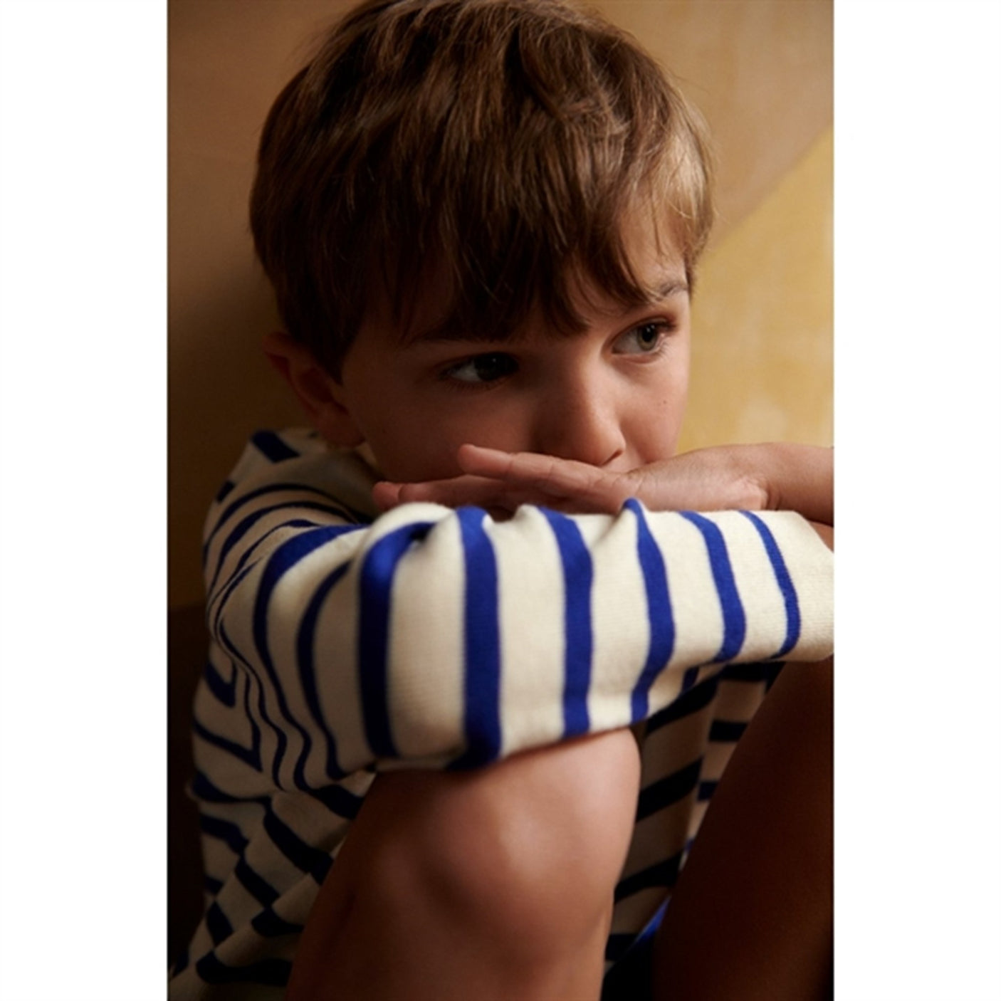 FUB Blouse Ecru/Cobolt