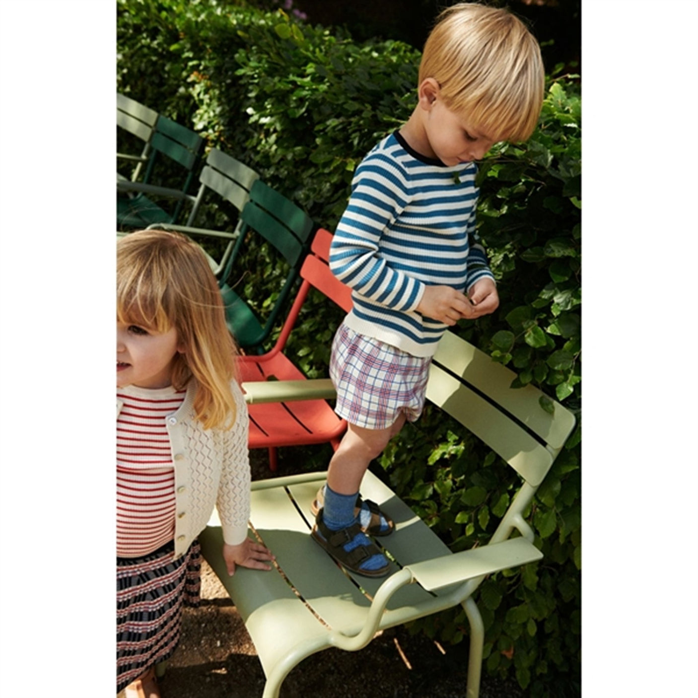 FUB Ecru/Azure Blouse