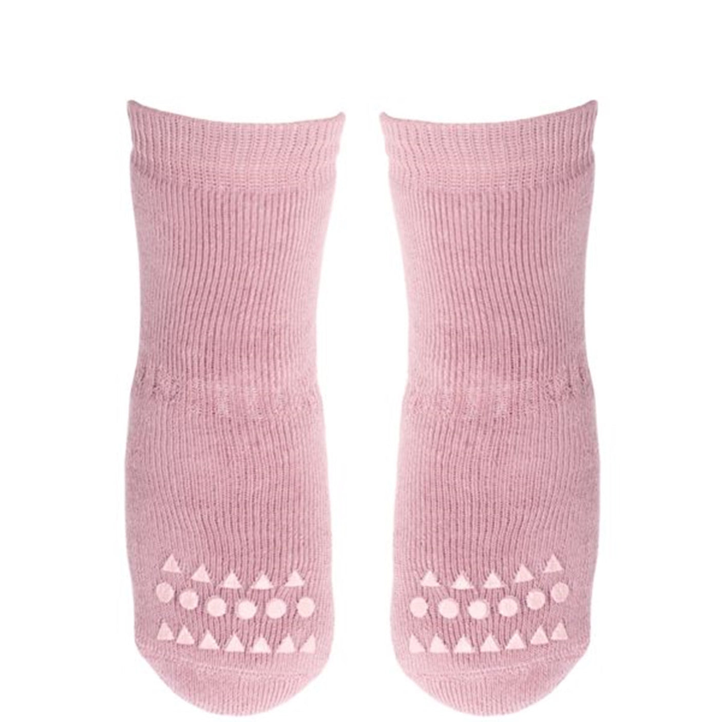 GObabyGO Non-slip Socks (dusty rose)