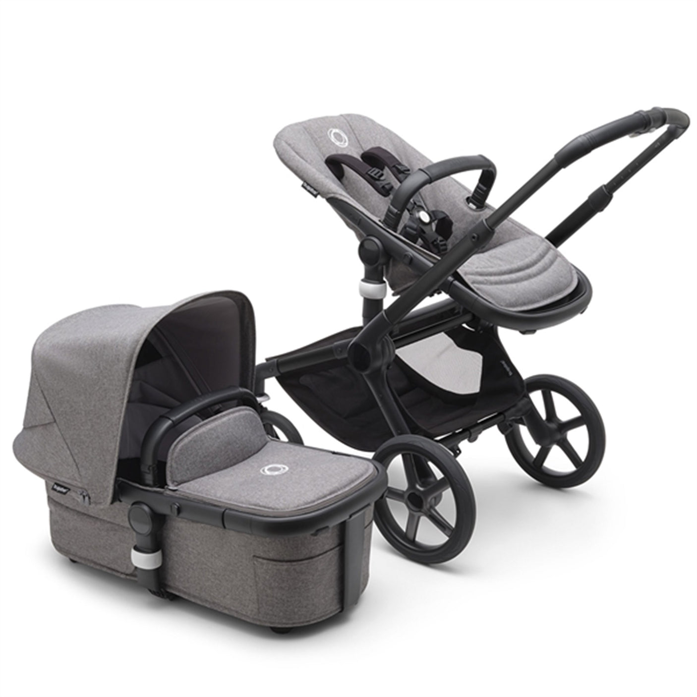 Bugaboo Fox 5 Black/Grey Melange