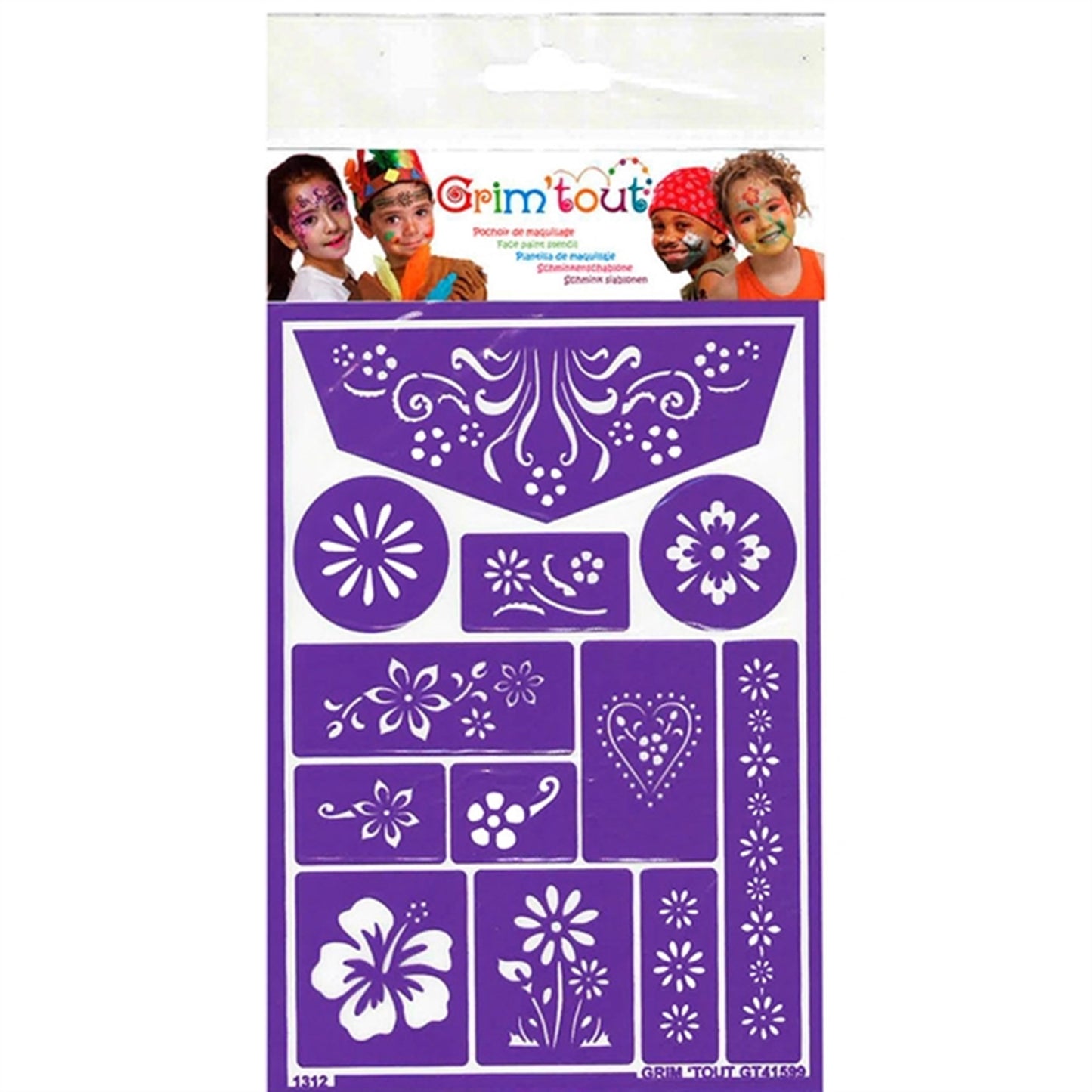 Grim'tout Stencil Flowers