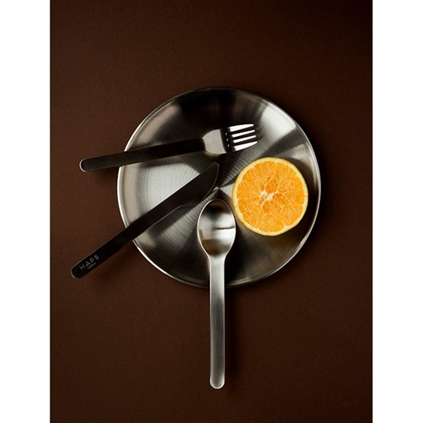 Haps Nordic Reusable Picnic Plates Steel 4-Pcs