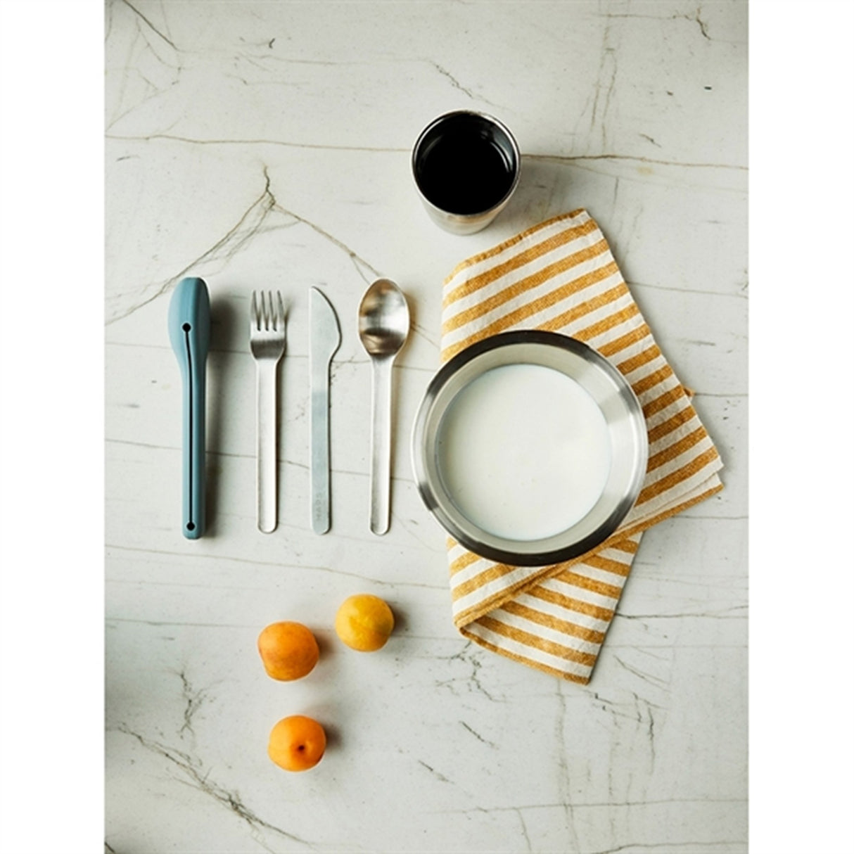 Haps Nordic Reuseable Picnic Bowls 4-pcs Steel