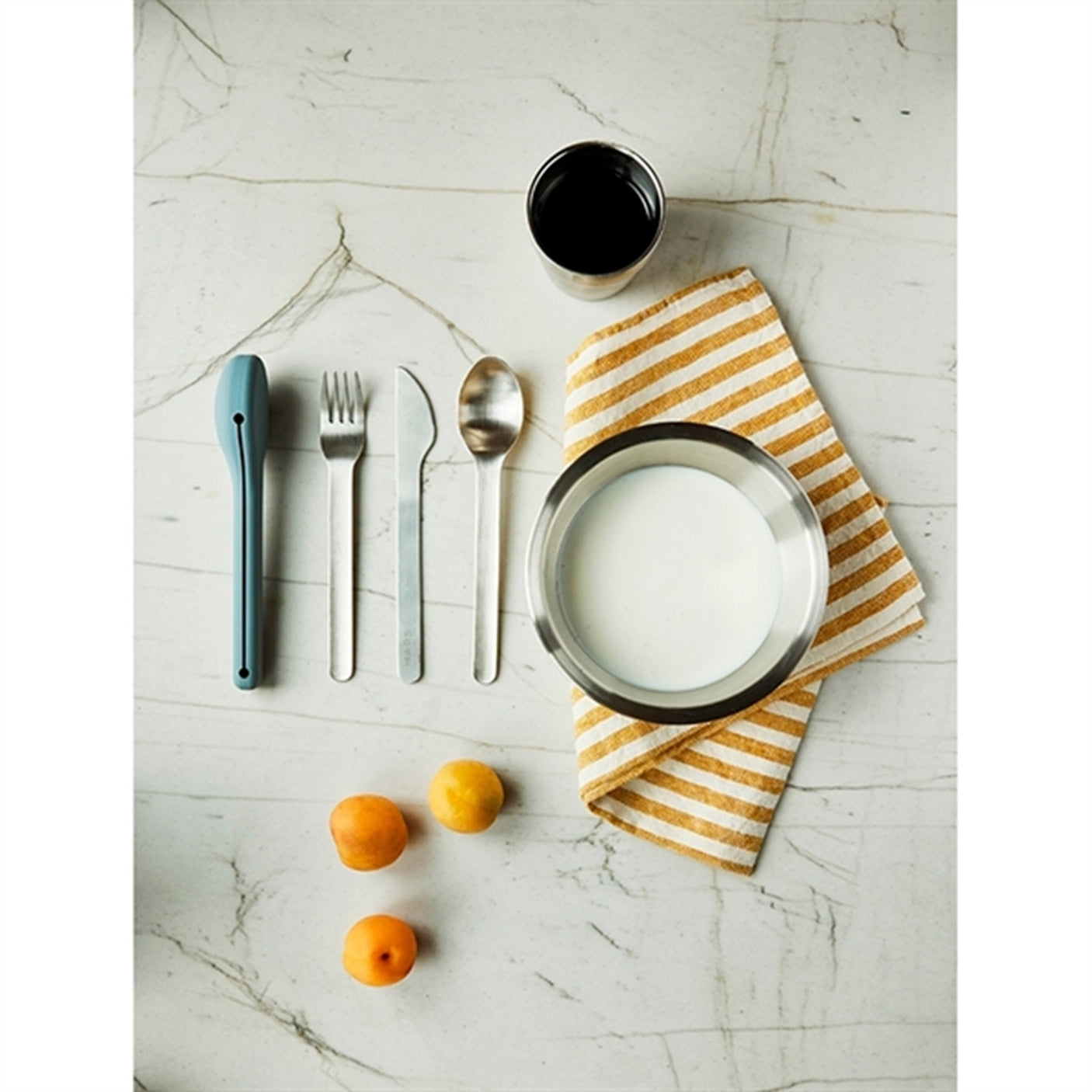 Haps Nordic Reuseable Picnic Bowls 4-pcs Steel