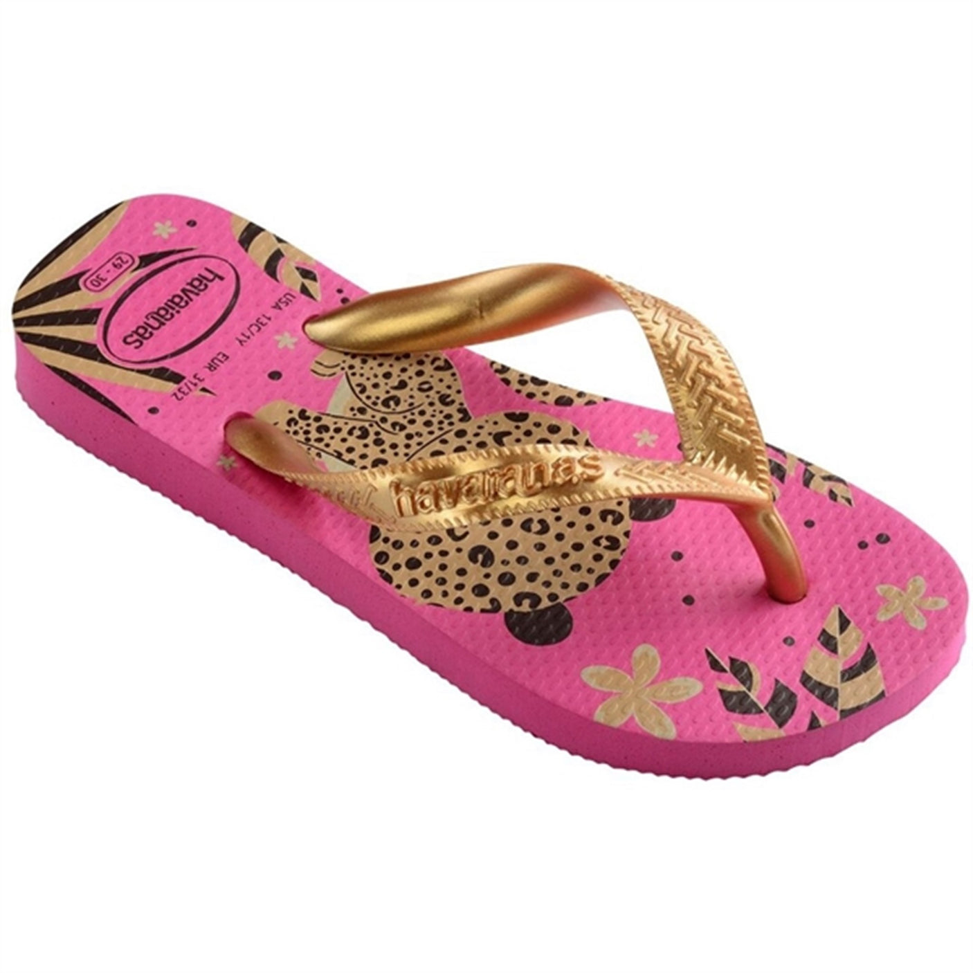Havaianas Kids Sandals Top Pets Pink Flux