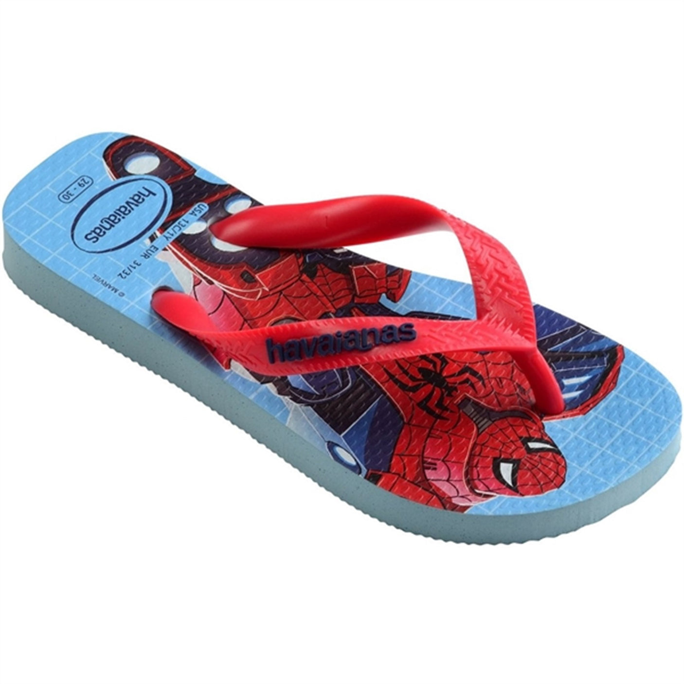 Havaianas Kids Sandals Top Marvel II Blue Water
