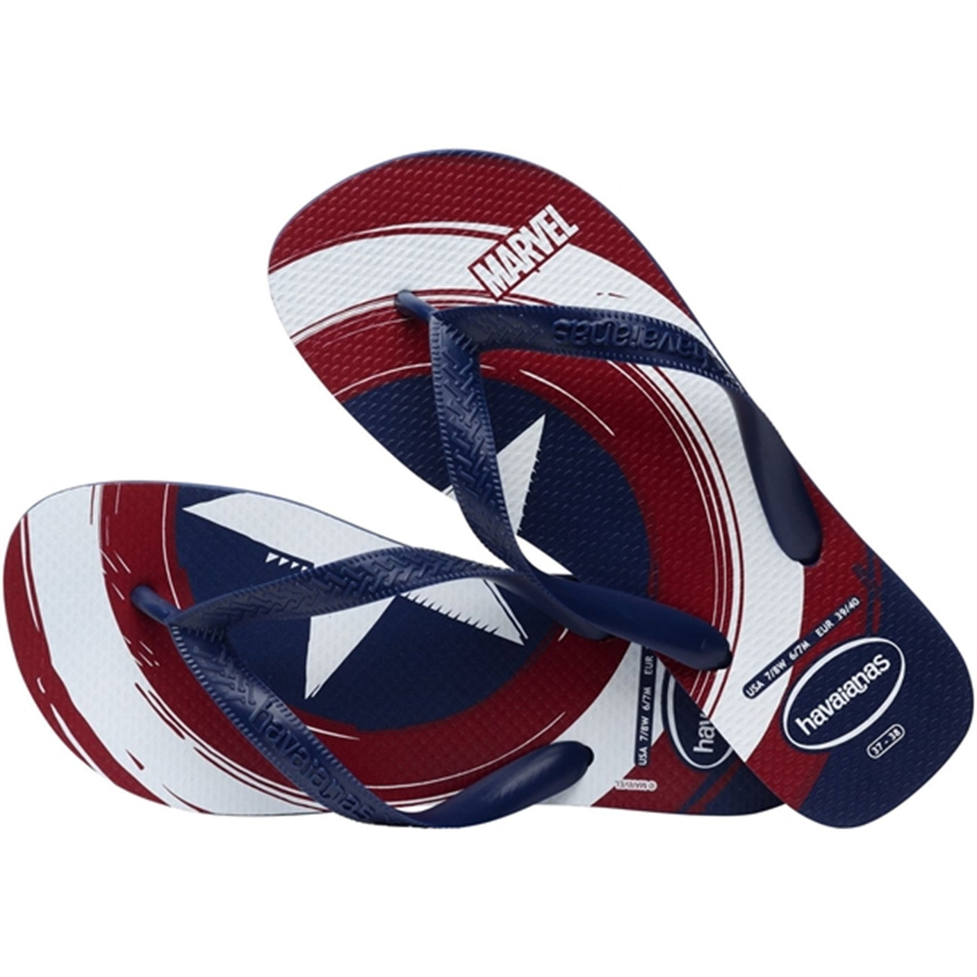 Havaianas Sandals Top Marvel Logomania Navy/Navy