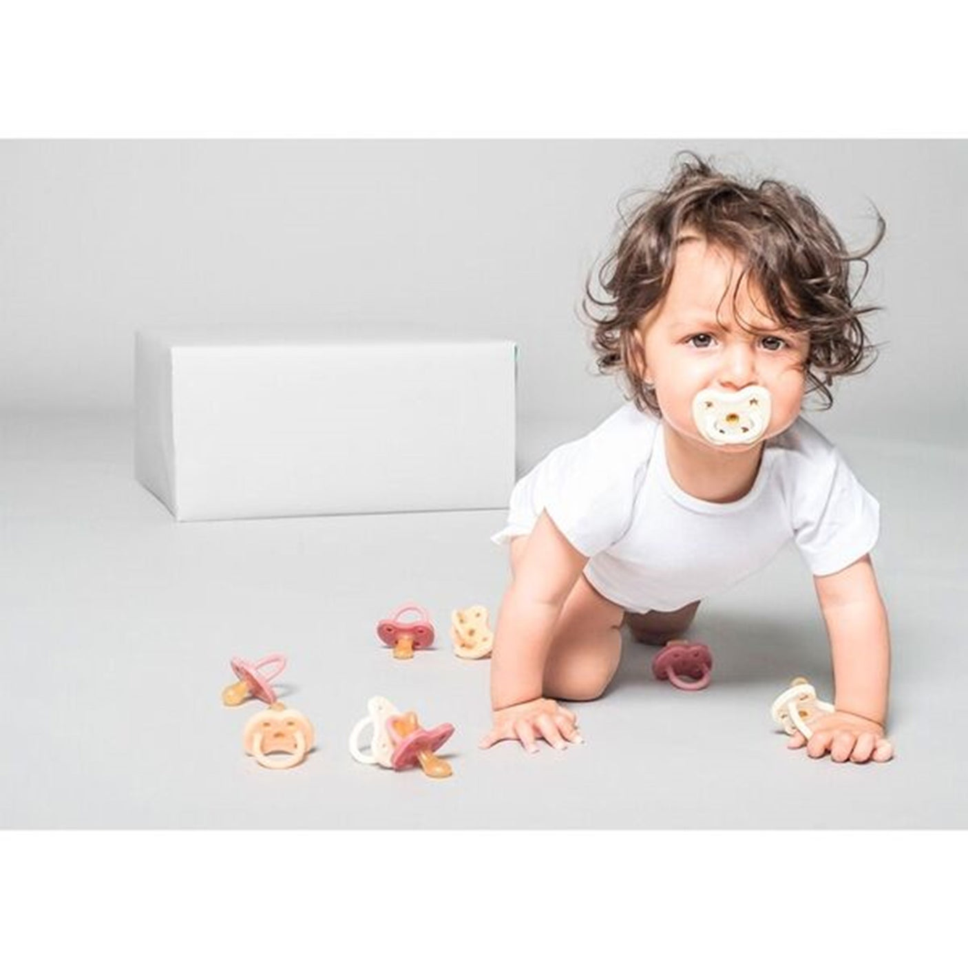 Hevea Pacifier Anatomic Milky White
