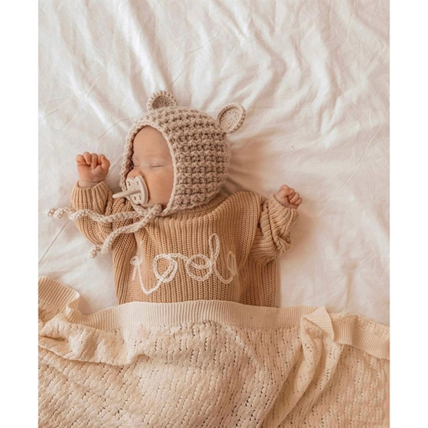 Hevea Pacifier Round 2-pack Powder Pink & Milky White 6