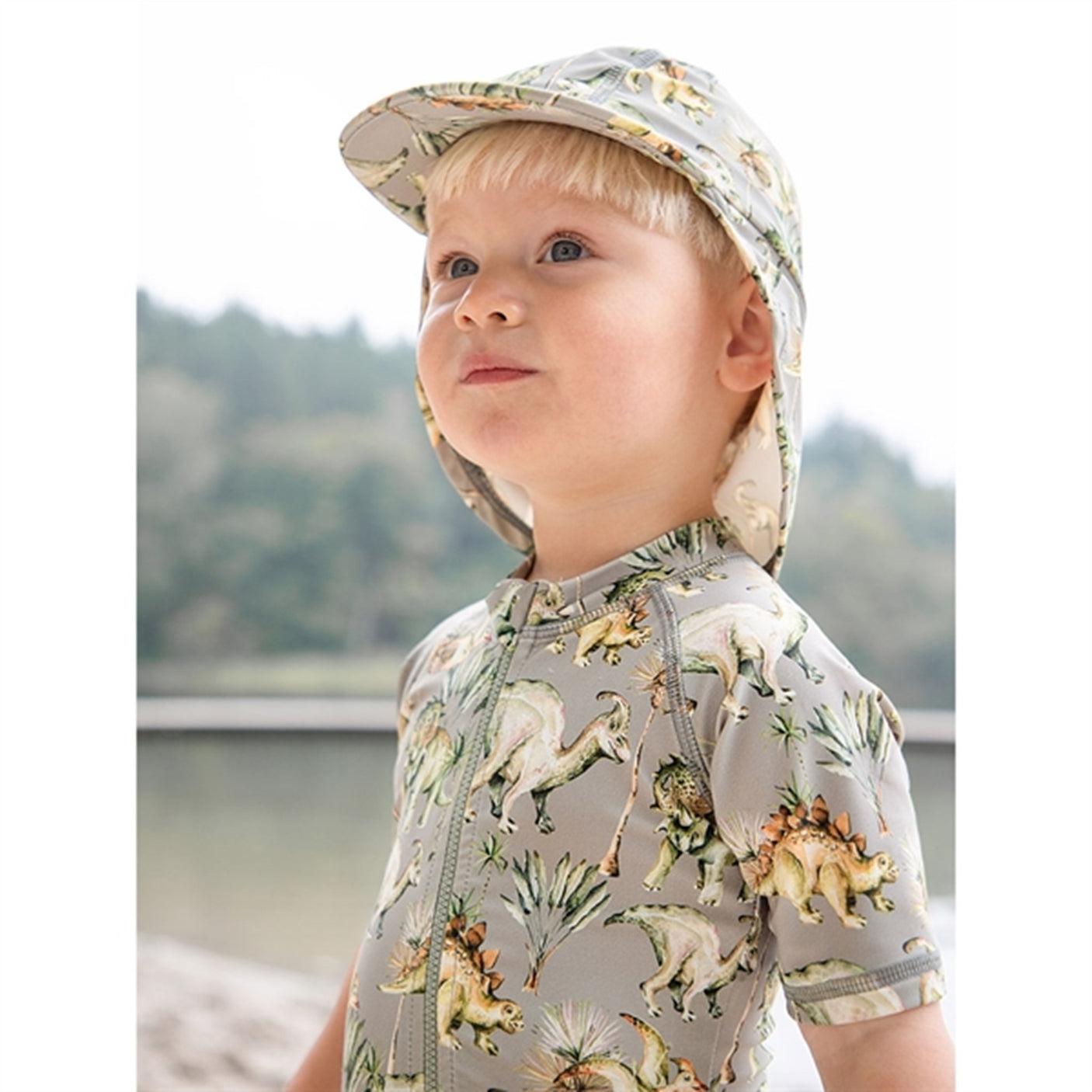 Hust & Claire Seagrass Fasai Swim Hat