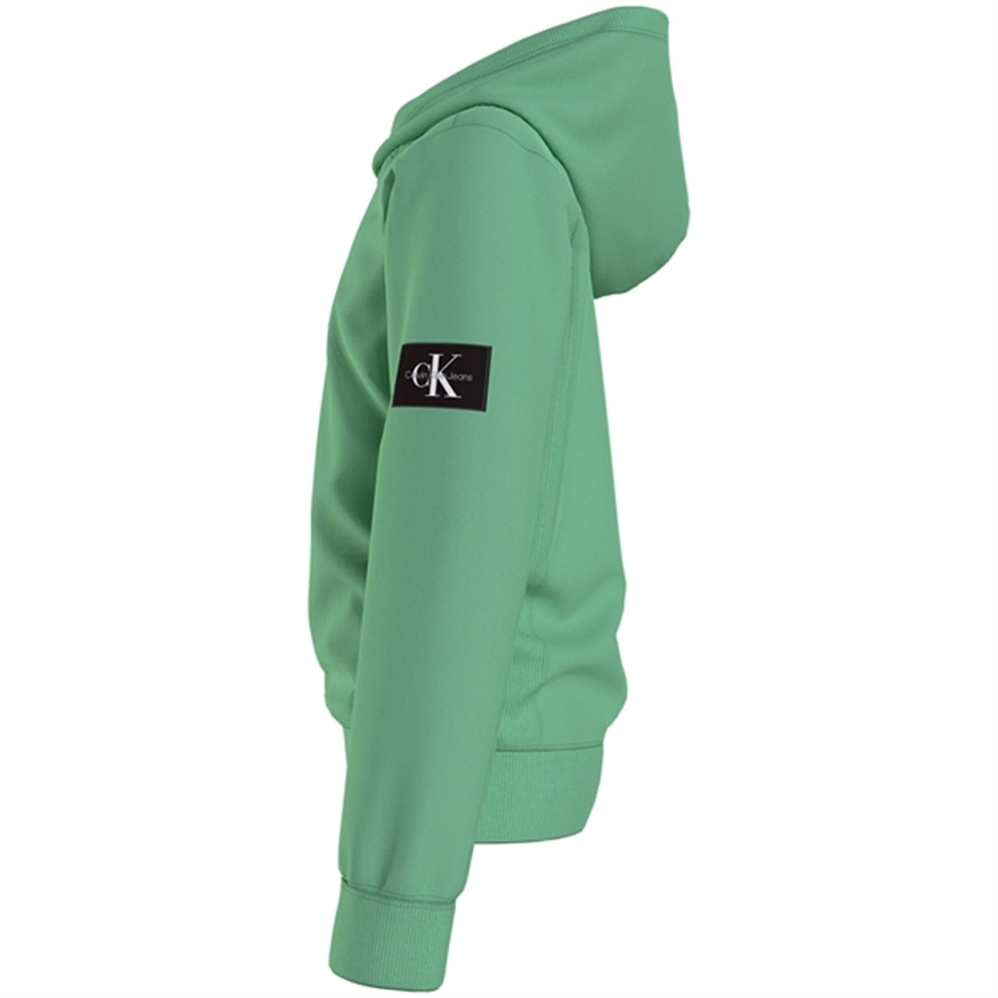 Calvin Klein Badge Rib Hoodie Neptunes Wave