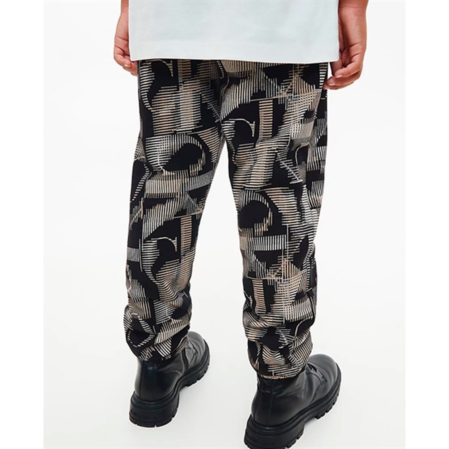 Calvin Klein Multi Monogram AOP Pants Black